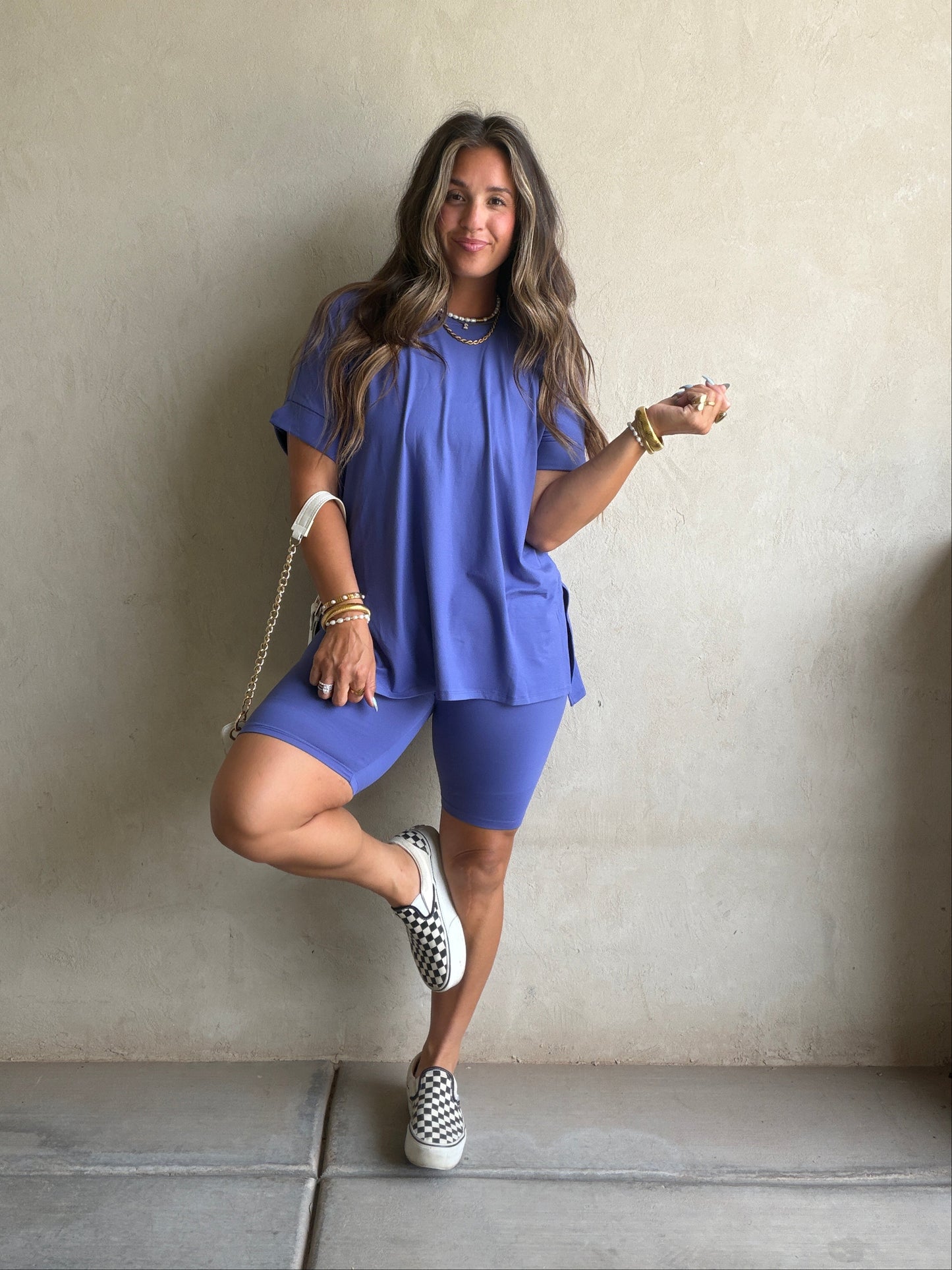 Jillian Heavenly Biker Set in Marlin