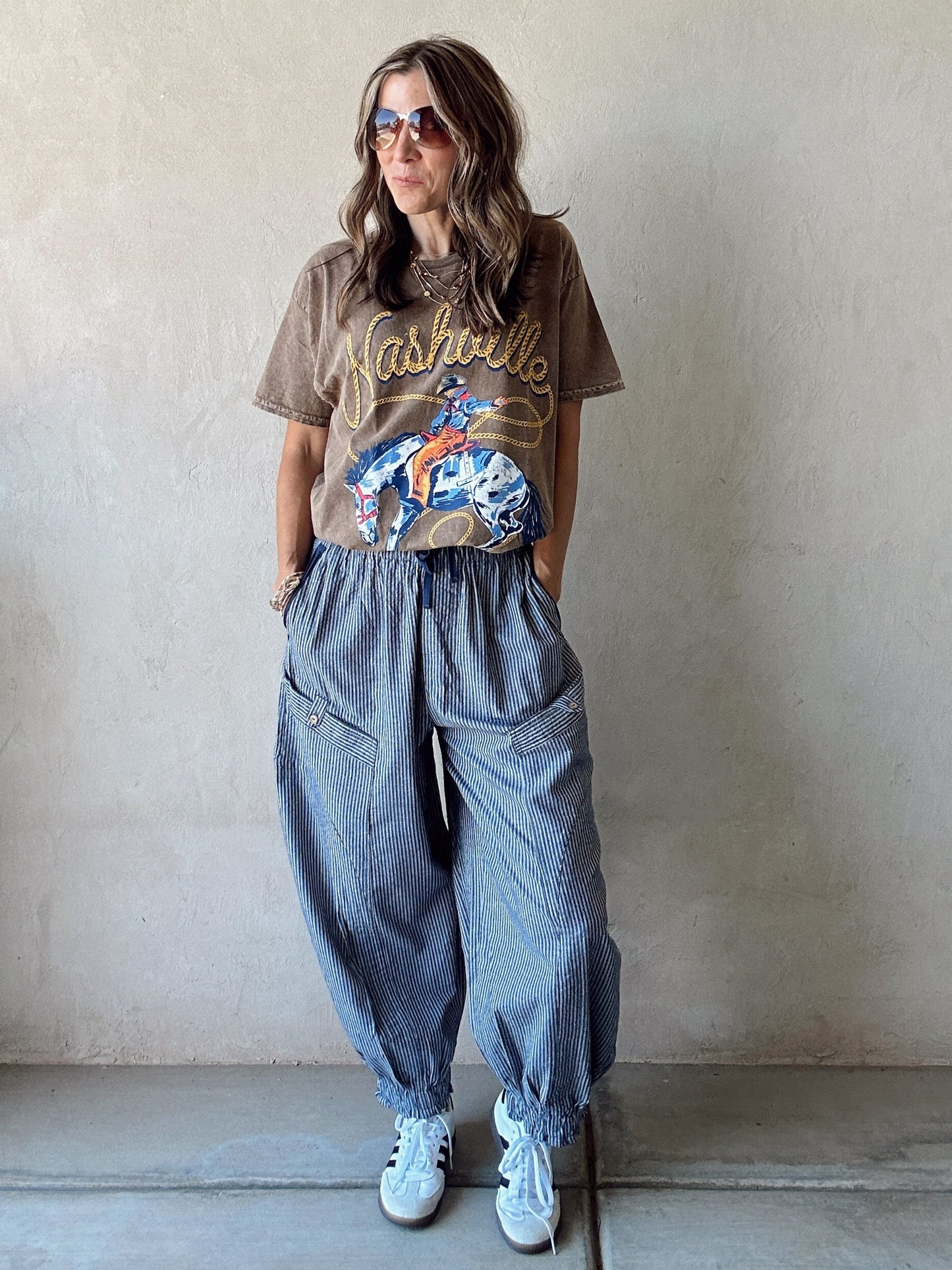 Cambria Pants in Cream, Olive, & Navy