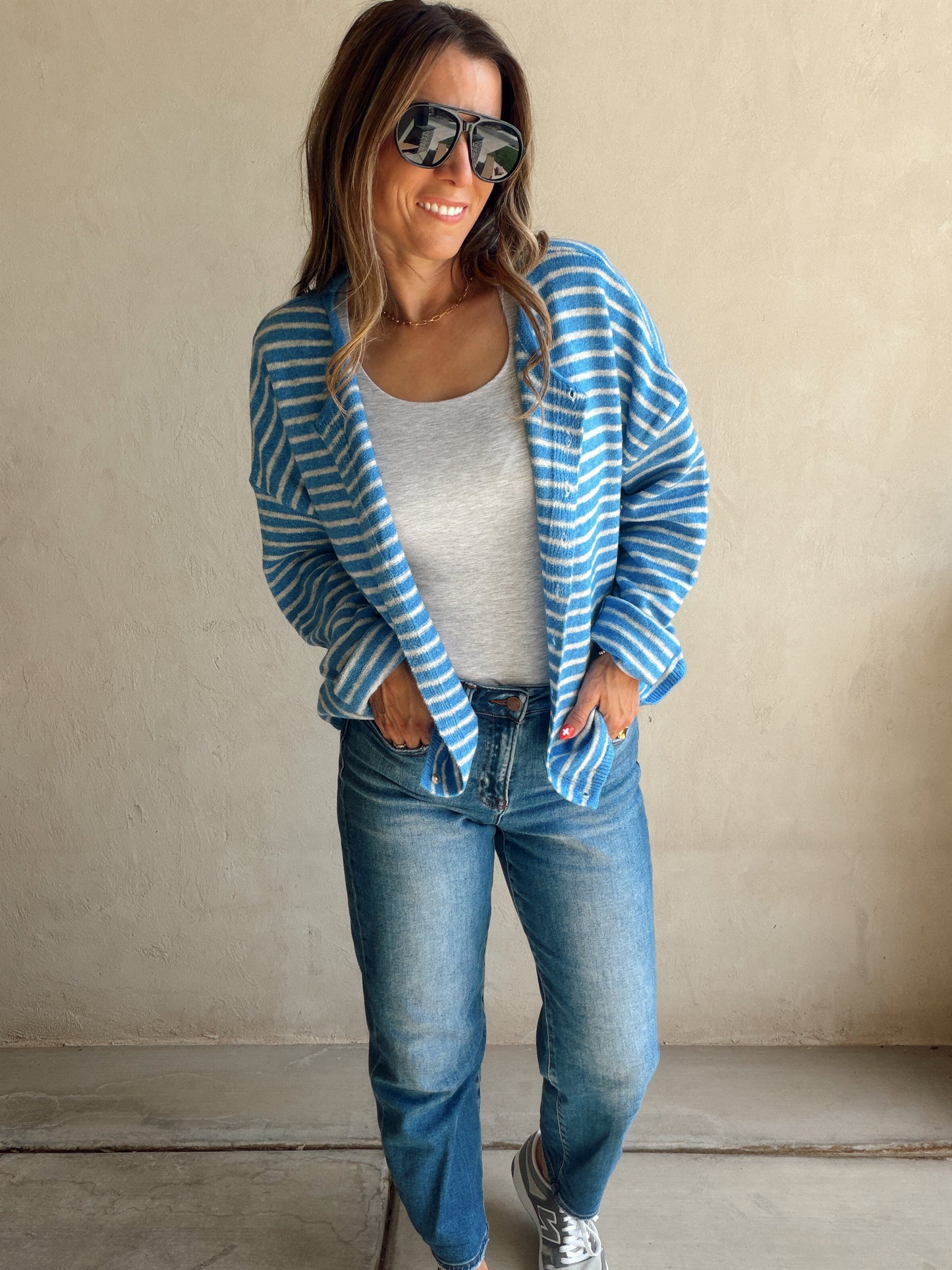 Bridget Cardigan in Royal Blue