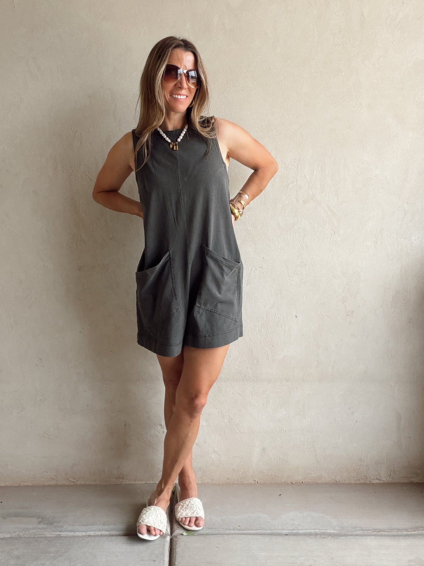 Lynae Romper in Black