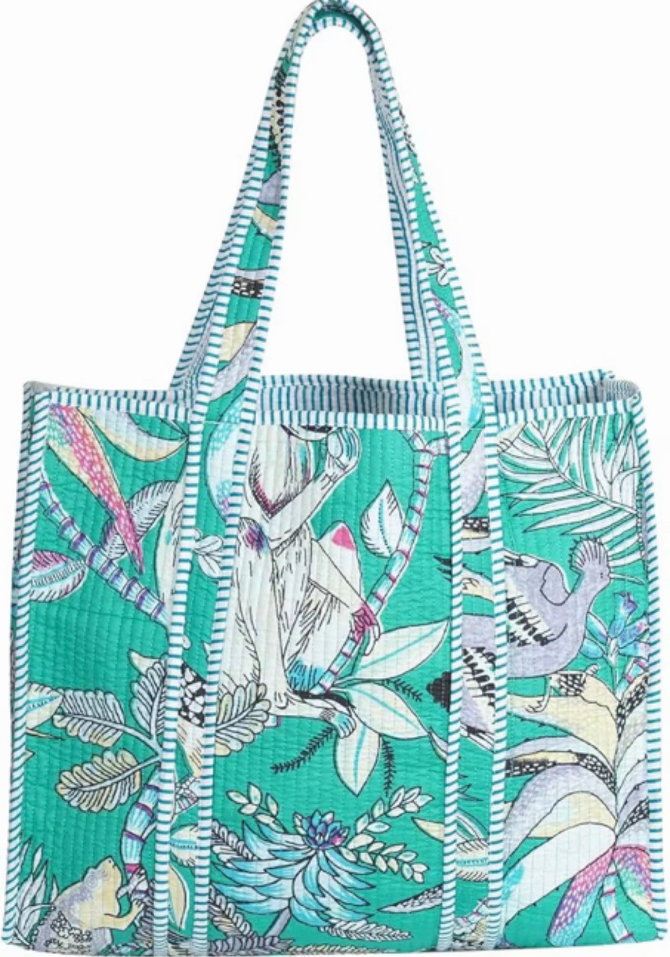 PREORDER | Mindee Quilted Bag – Beach Turquoise | Ships Mid-October