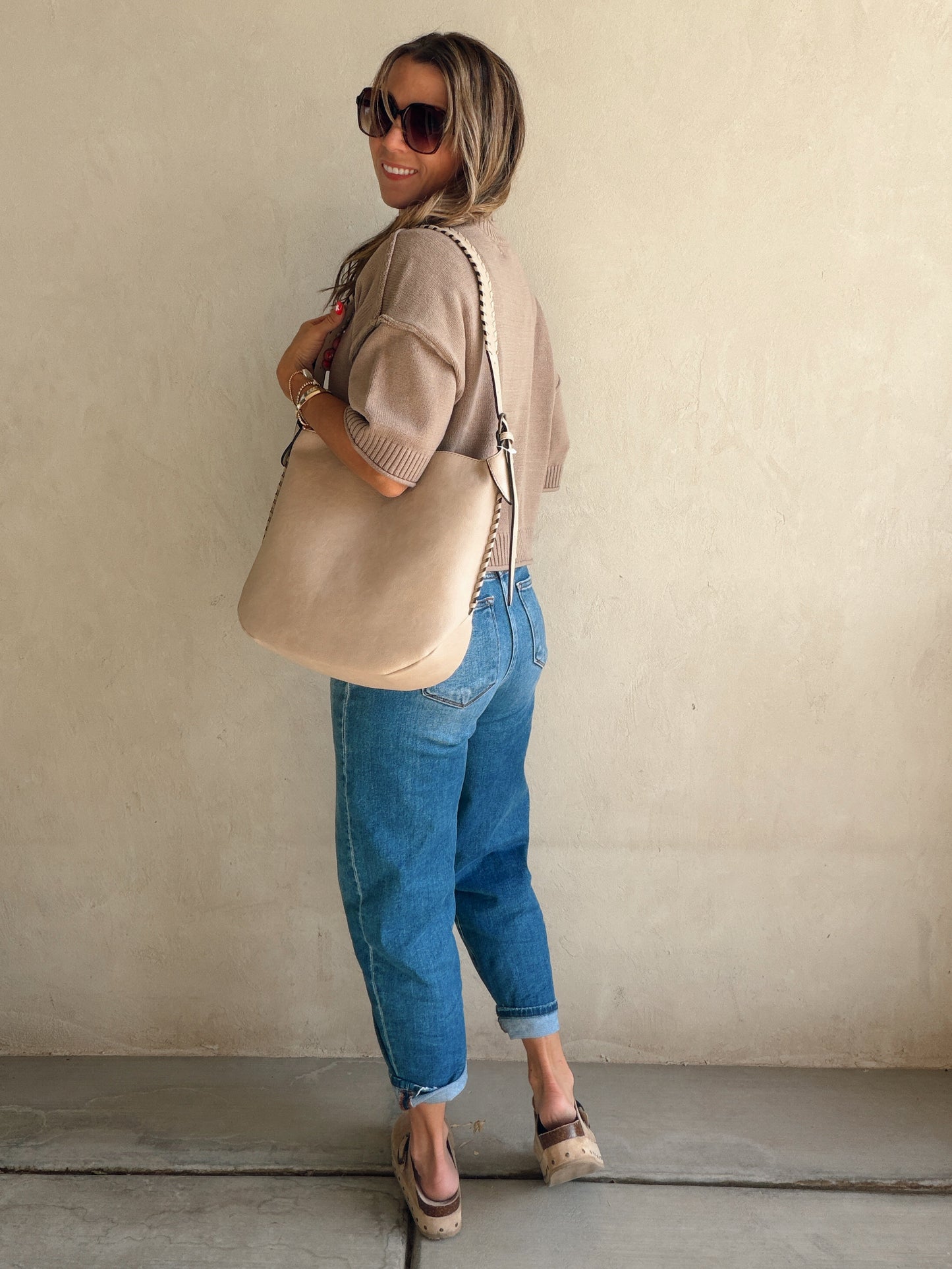 Annie Sweater in Taupe