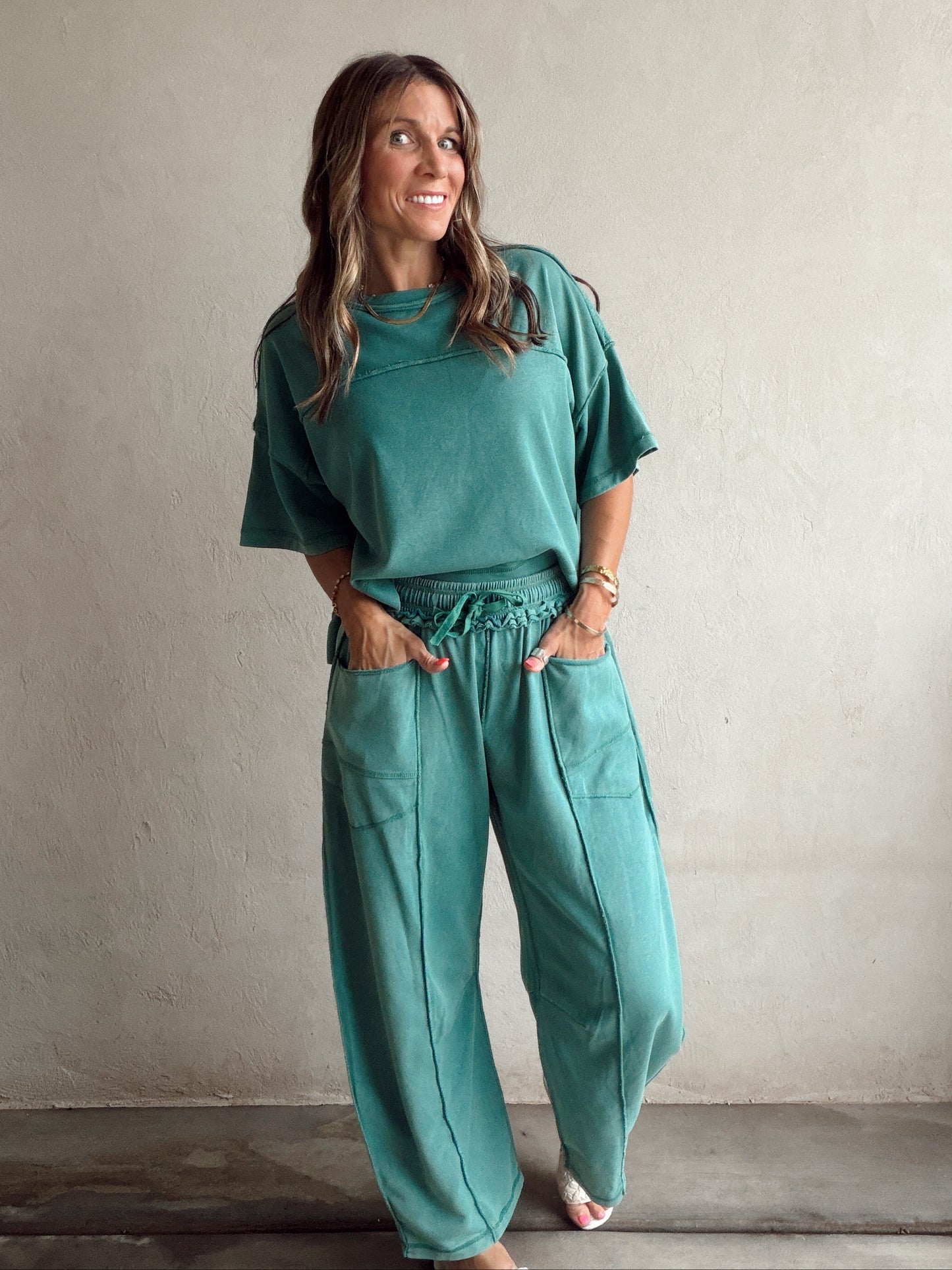 Clara Set in Teal