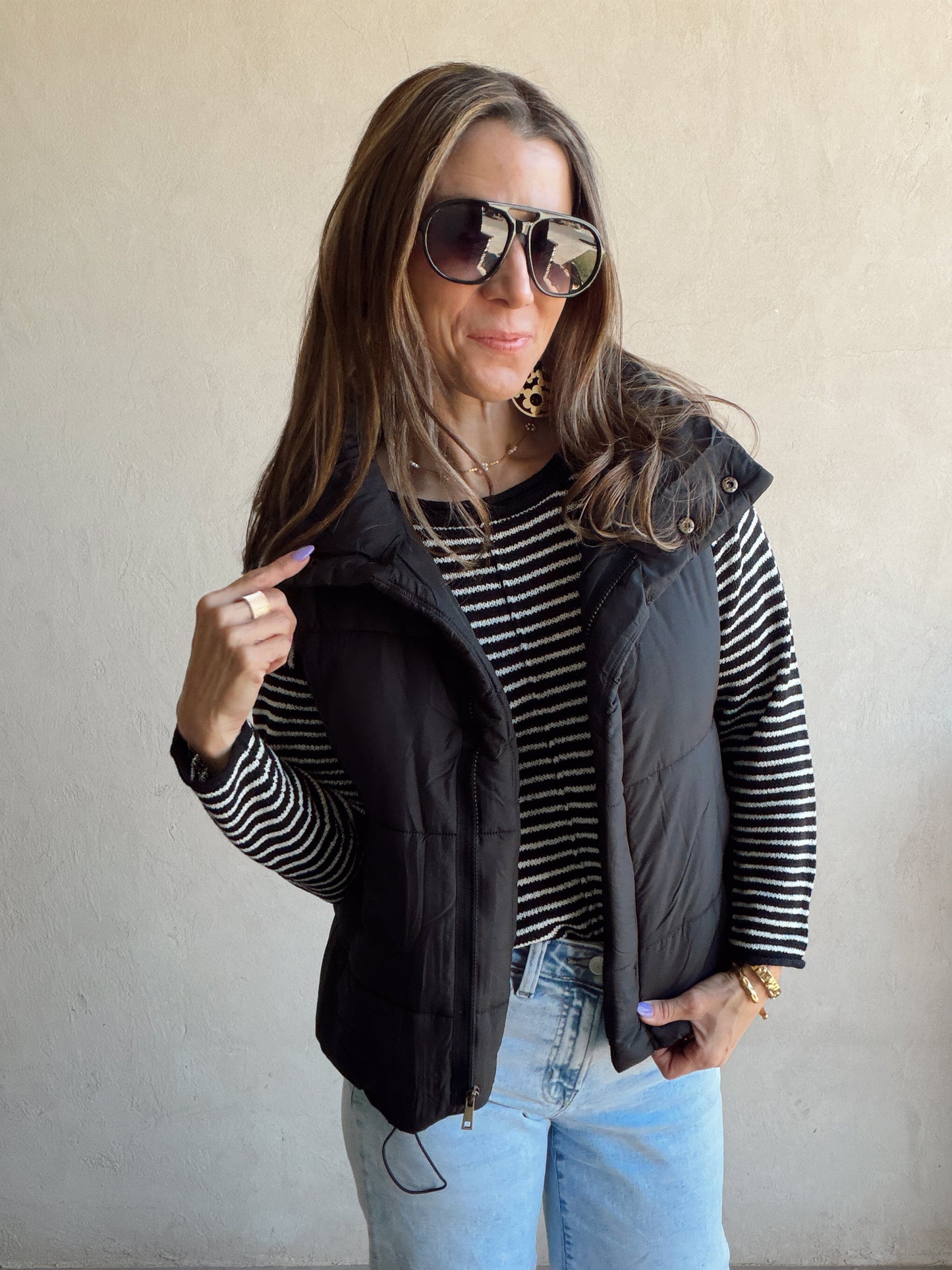 Rachel Vest in Black