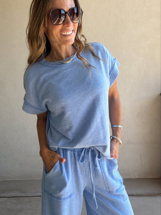 Vanessa Set in Cornflower Blue
