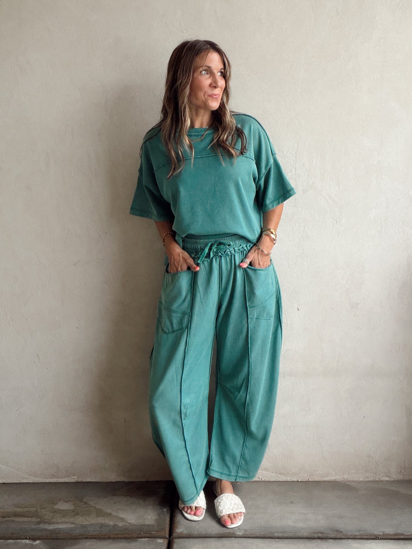 Clara Set in Teal