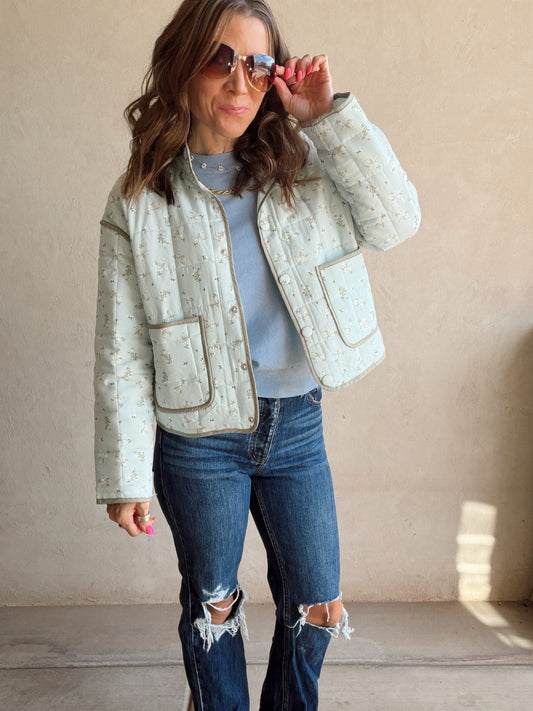 Sami Floral Button Up Jacket