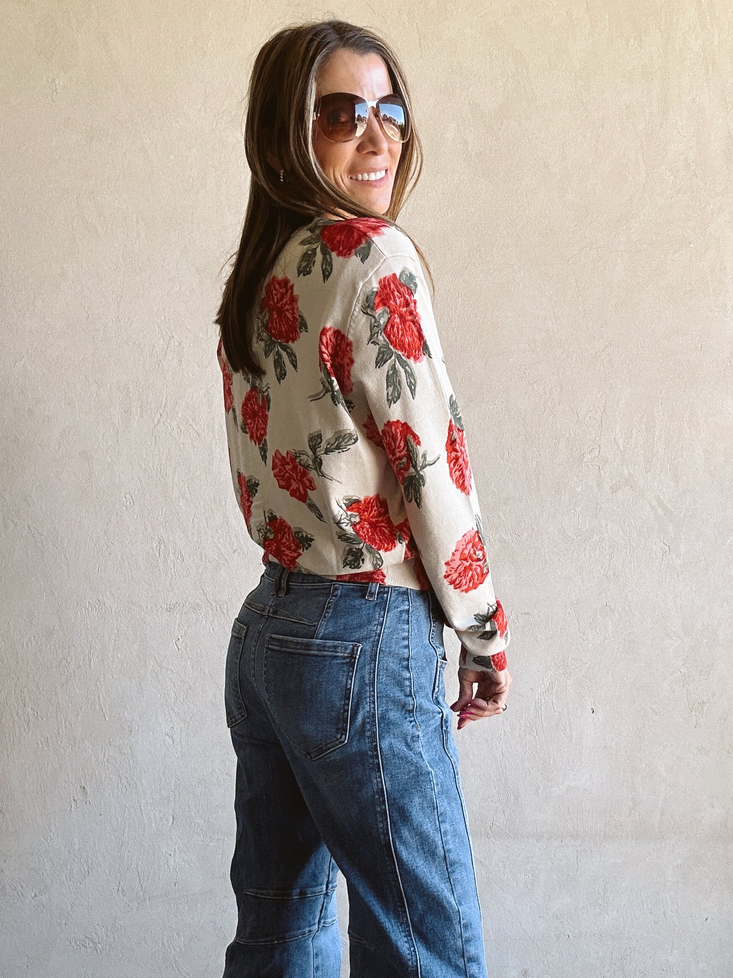 Sharissa Rose Cardigan in Cream