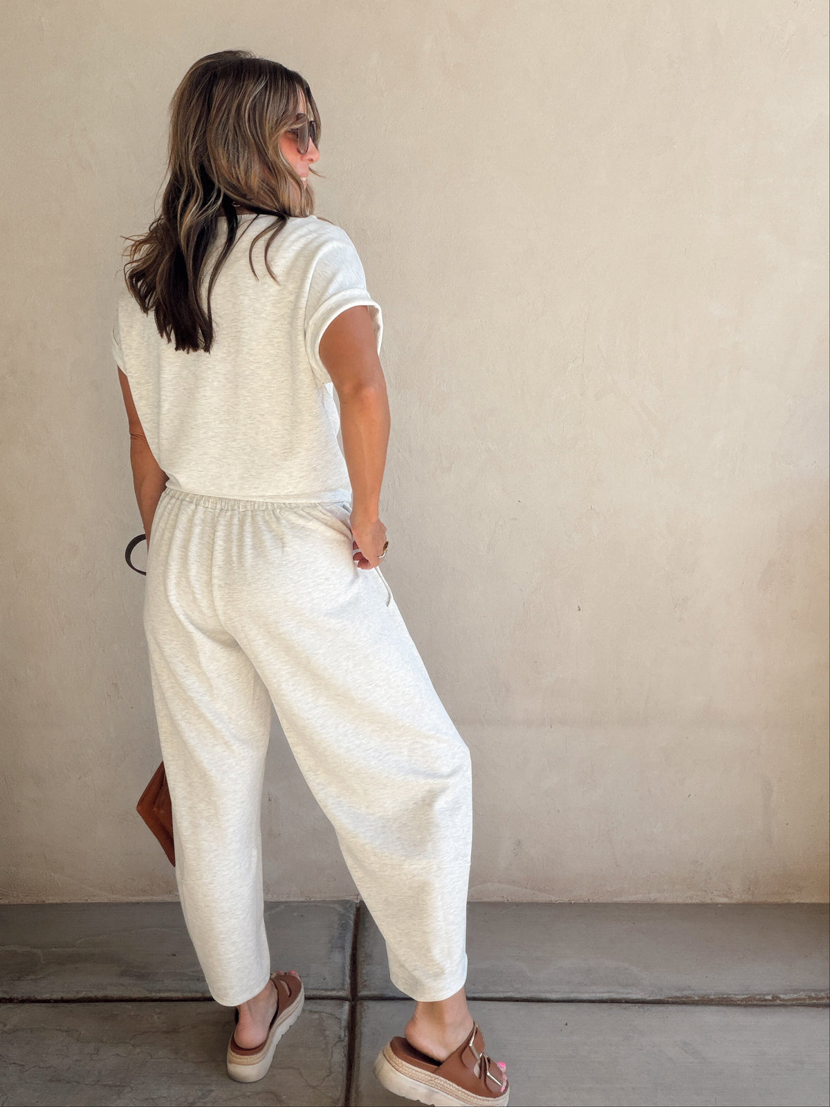 Keri Set in Light Heathered Gray