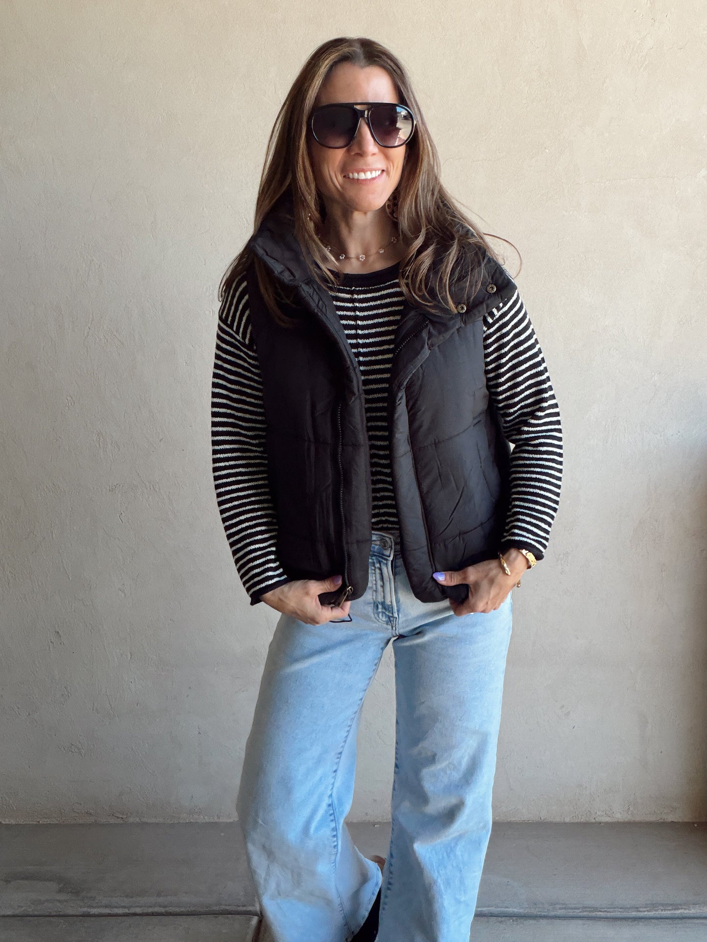 Rachel Vest in Black