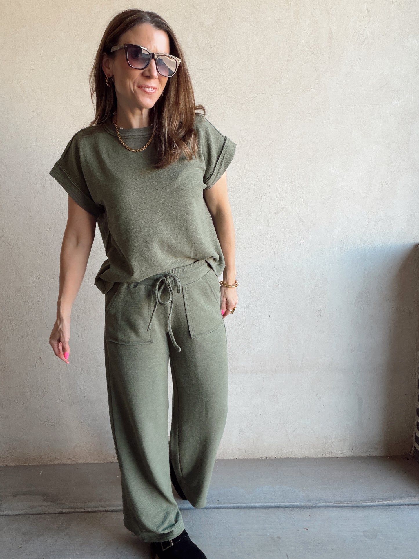 Vanessa Set in Olive