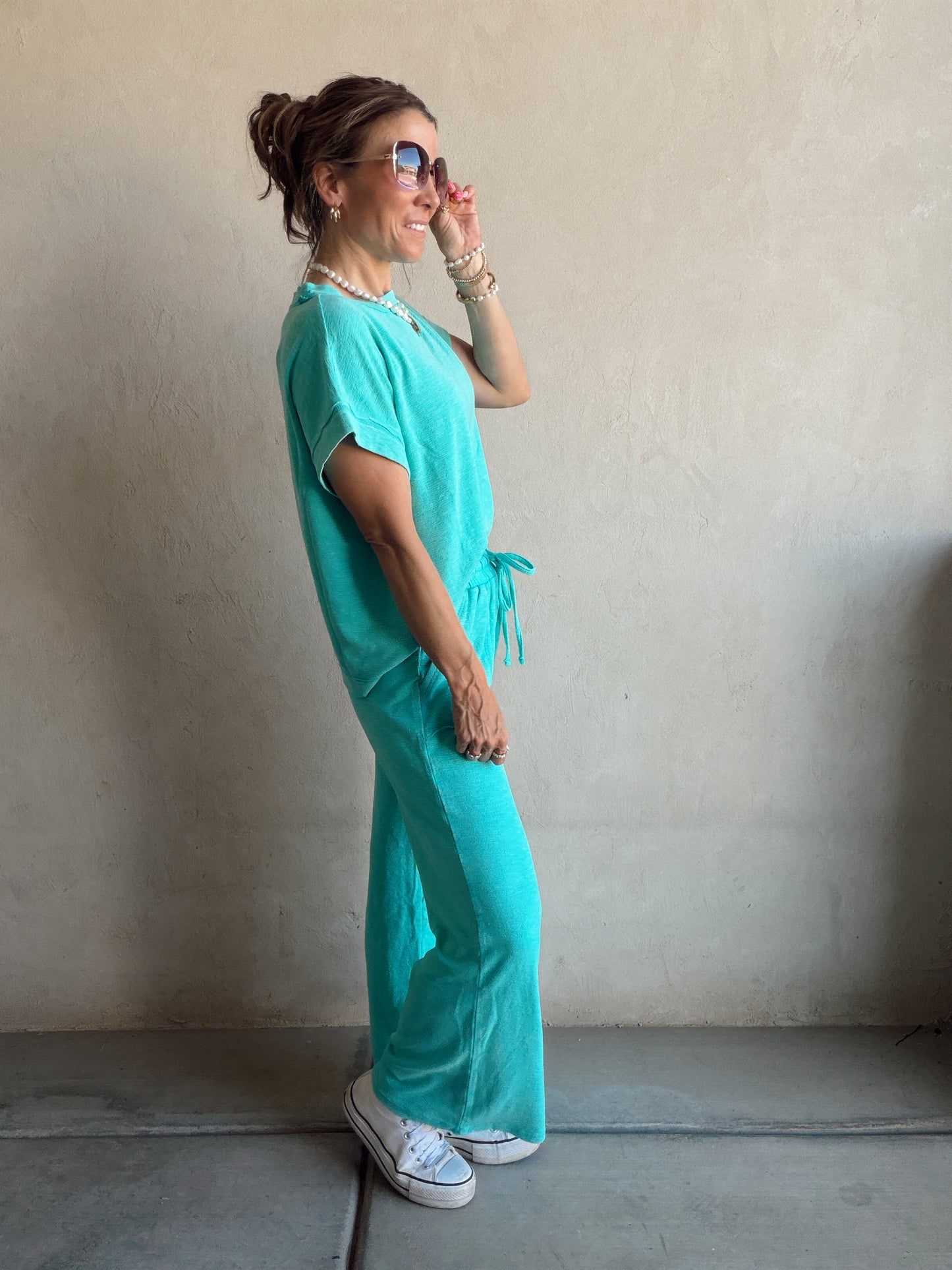 Vanessa Set in Teal