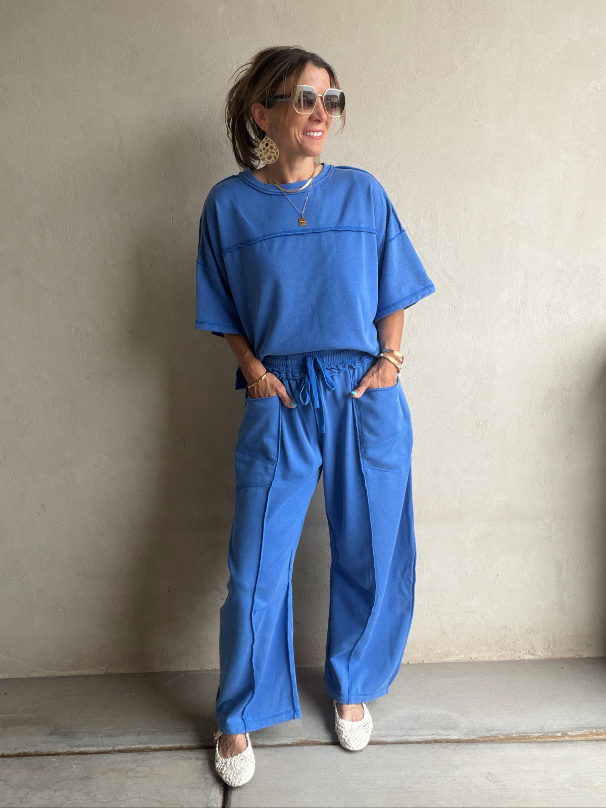 Clara Set in Mineral Washed BYU Blue