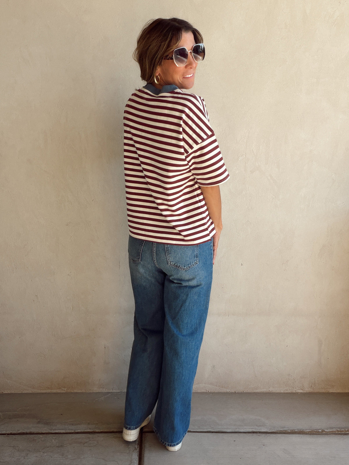 Hailey Jeans in Washed Denim