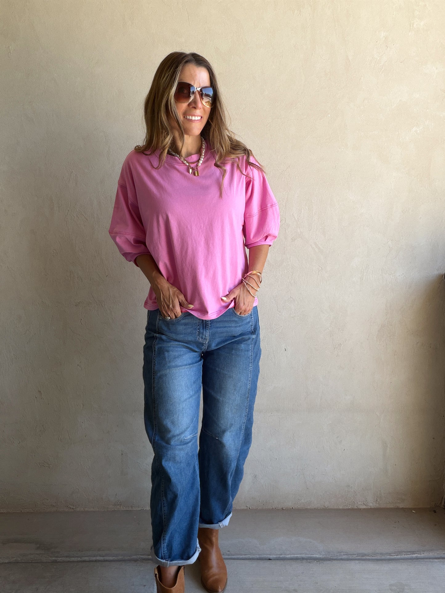 Jenelle Top in Pink