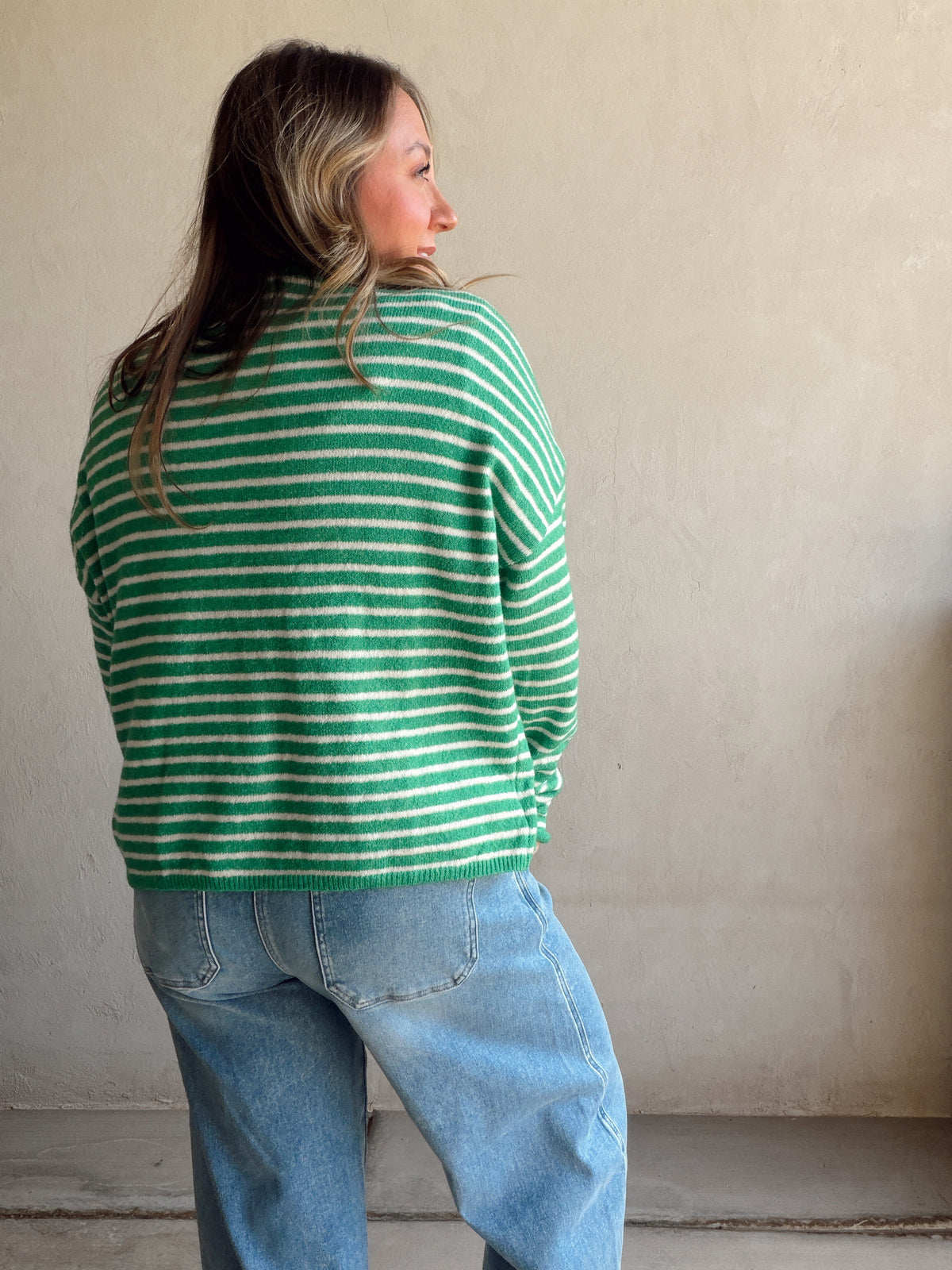 Bridget Cardigan in Kelly Green