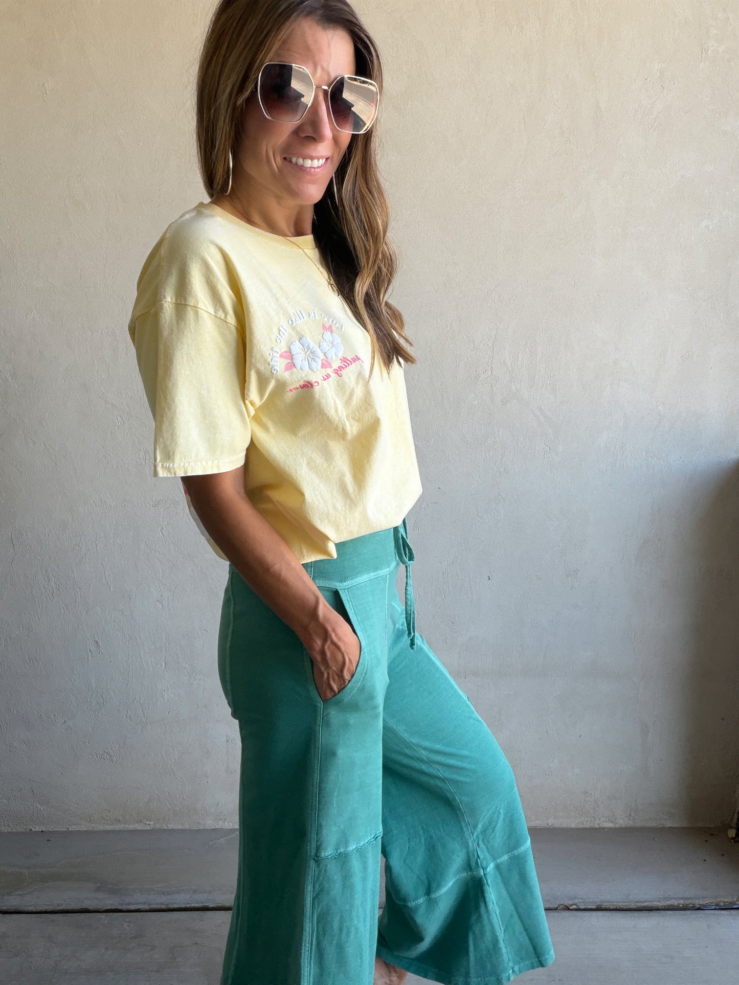 Sandy Pants in Teal