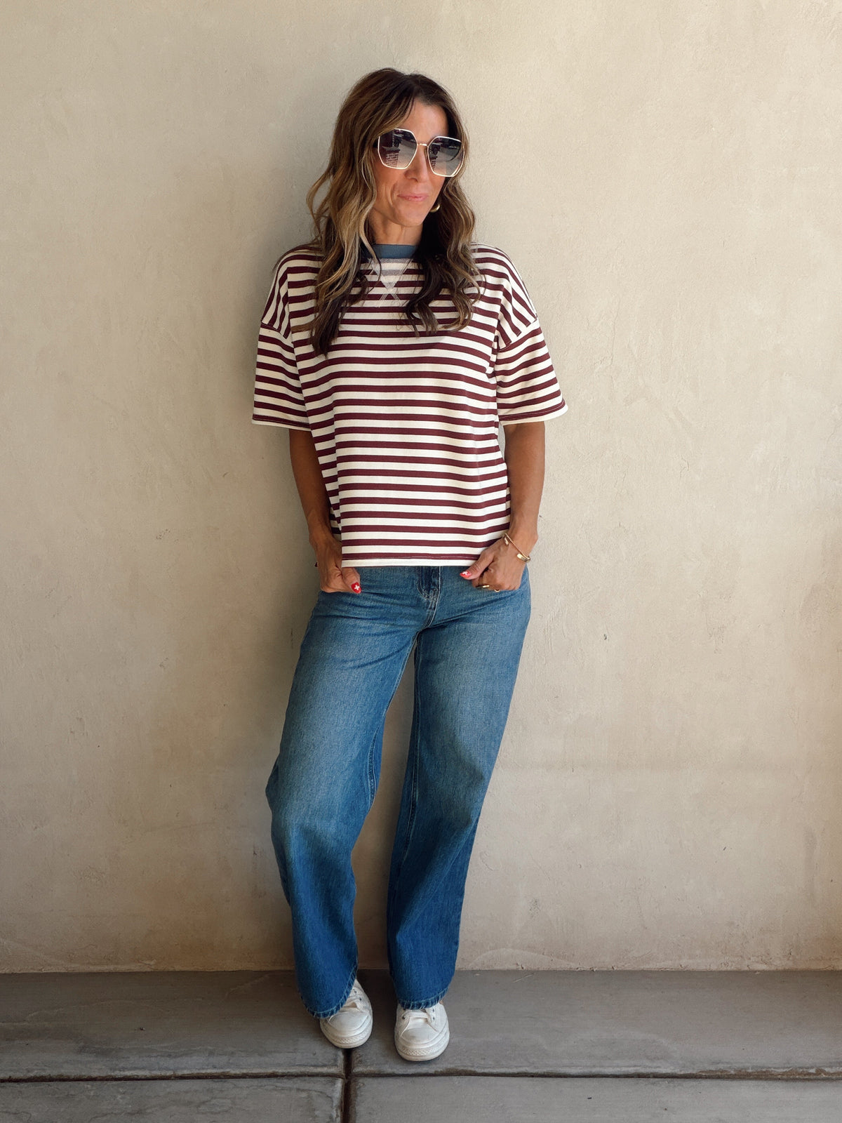 Hailey Jeans in Washed Denim