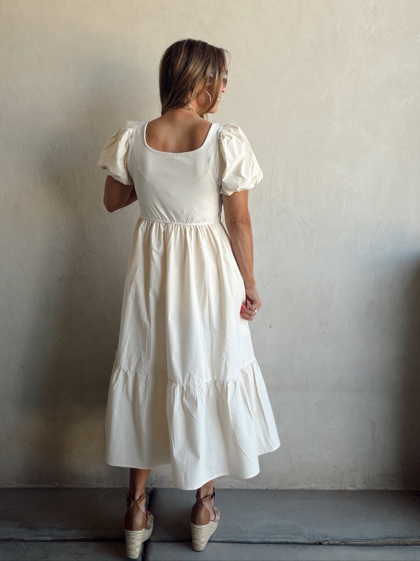 Julie Dress in Cream