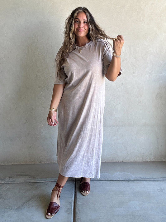Easy Breezy Maxi Dress in Beige