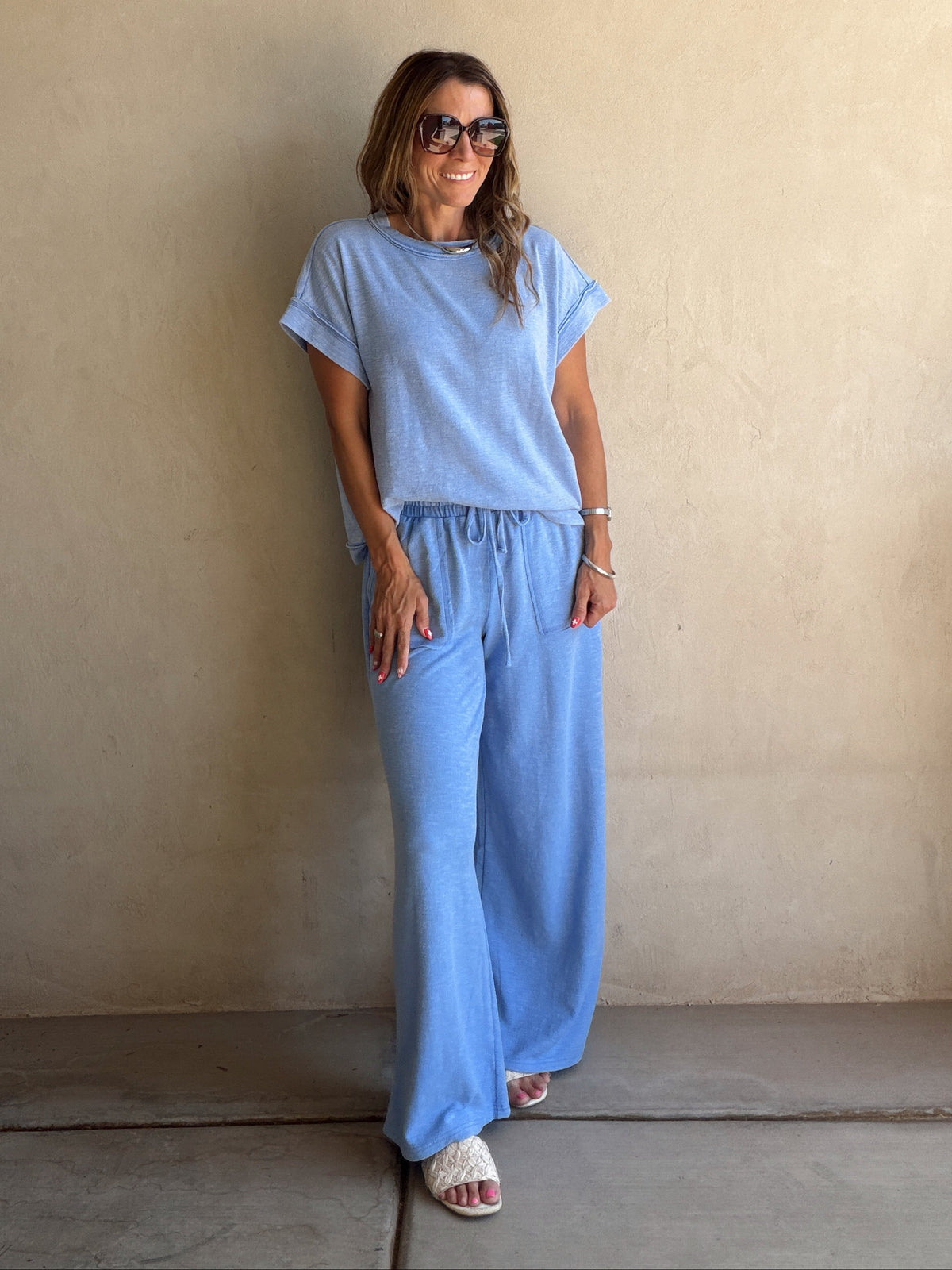 Vanessa Set in Cornflower Blue