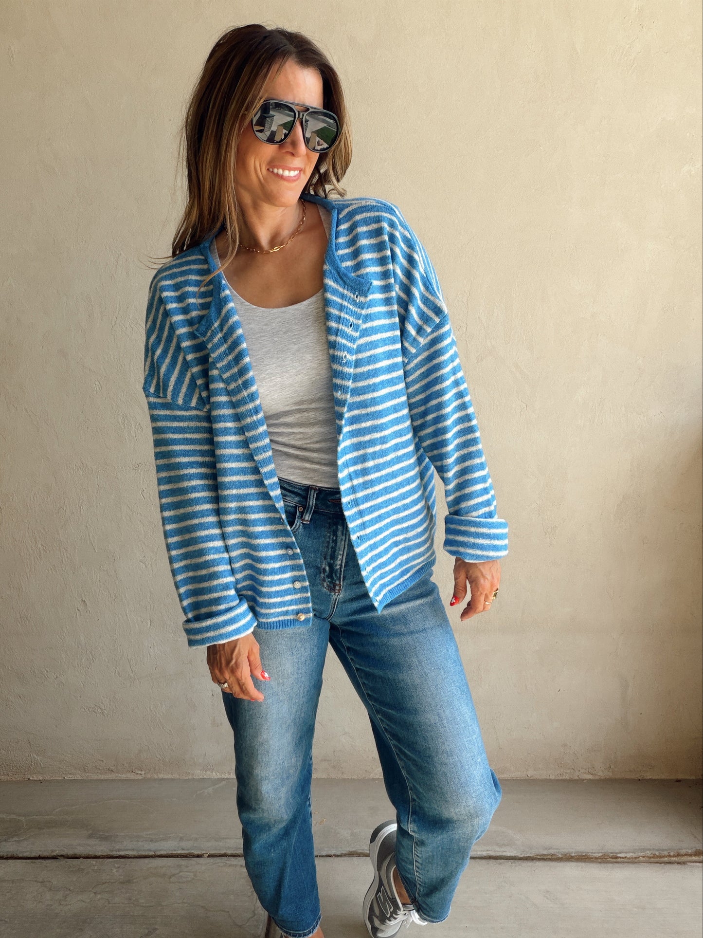 Bridget Cardigan in Royal Blue