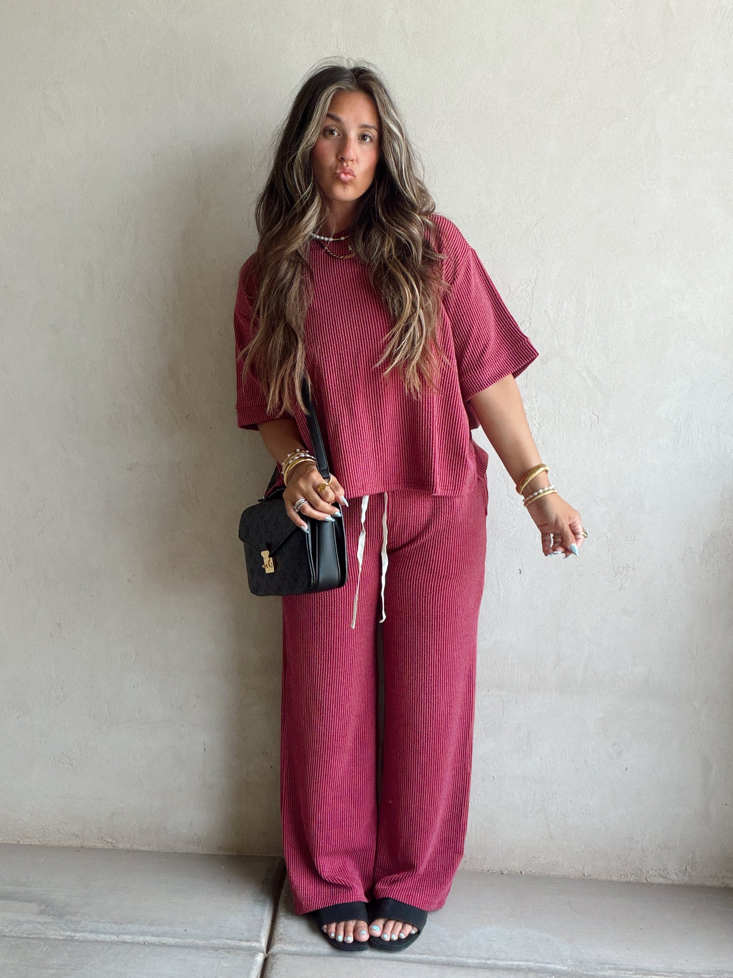 Ruby Set in Burgundy