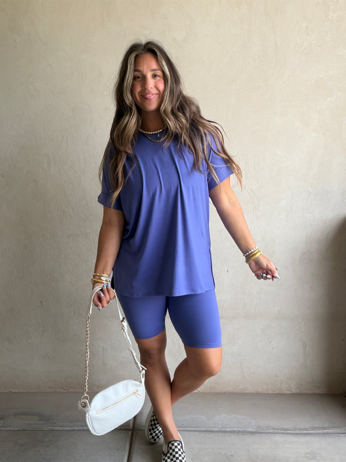 Jillian Heavenly Biker Set in Marlin
