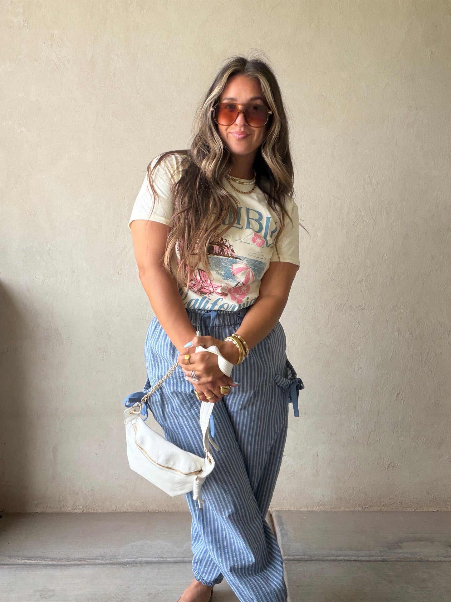 Malibu Tee in Cream