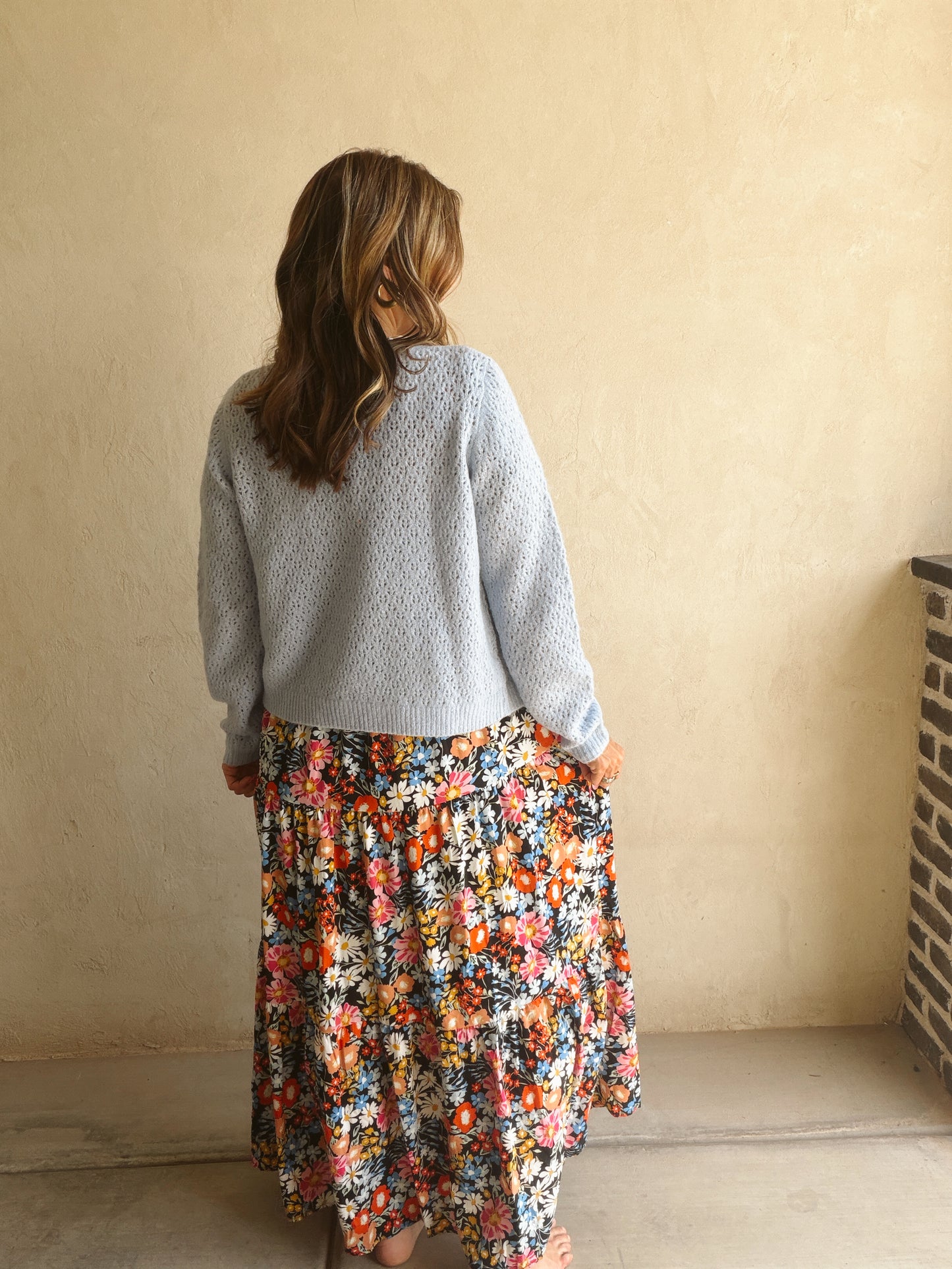 Scout Cardigan in Sky Blue or Ivory