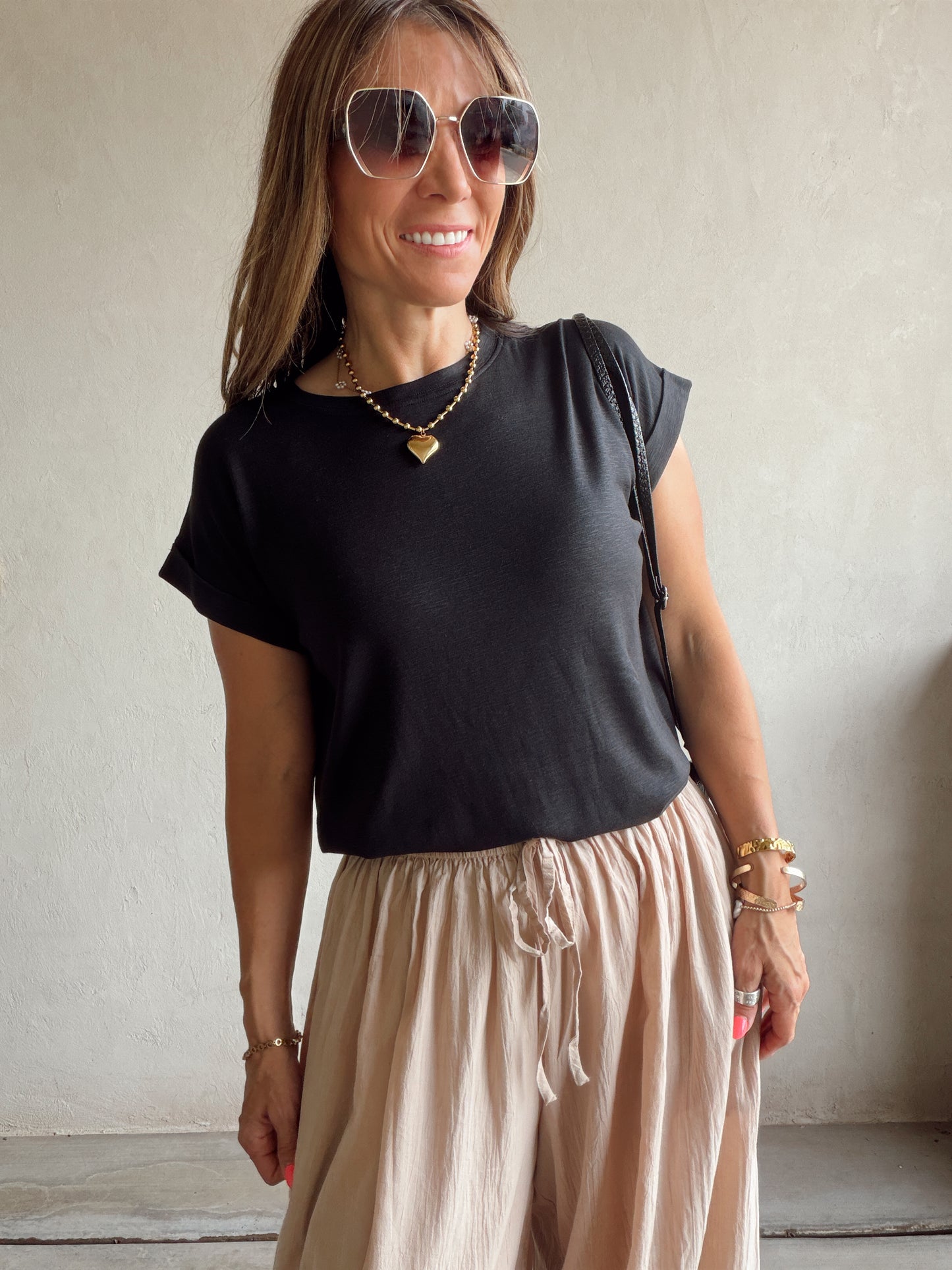Lindsay Knit Top in Black