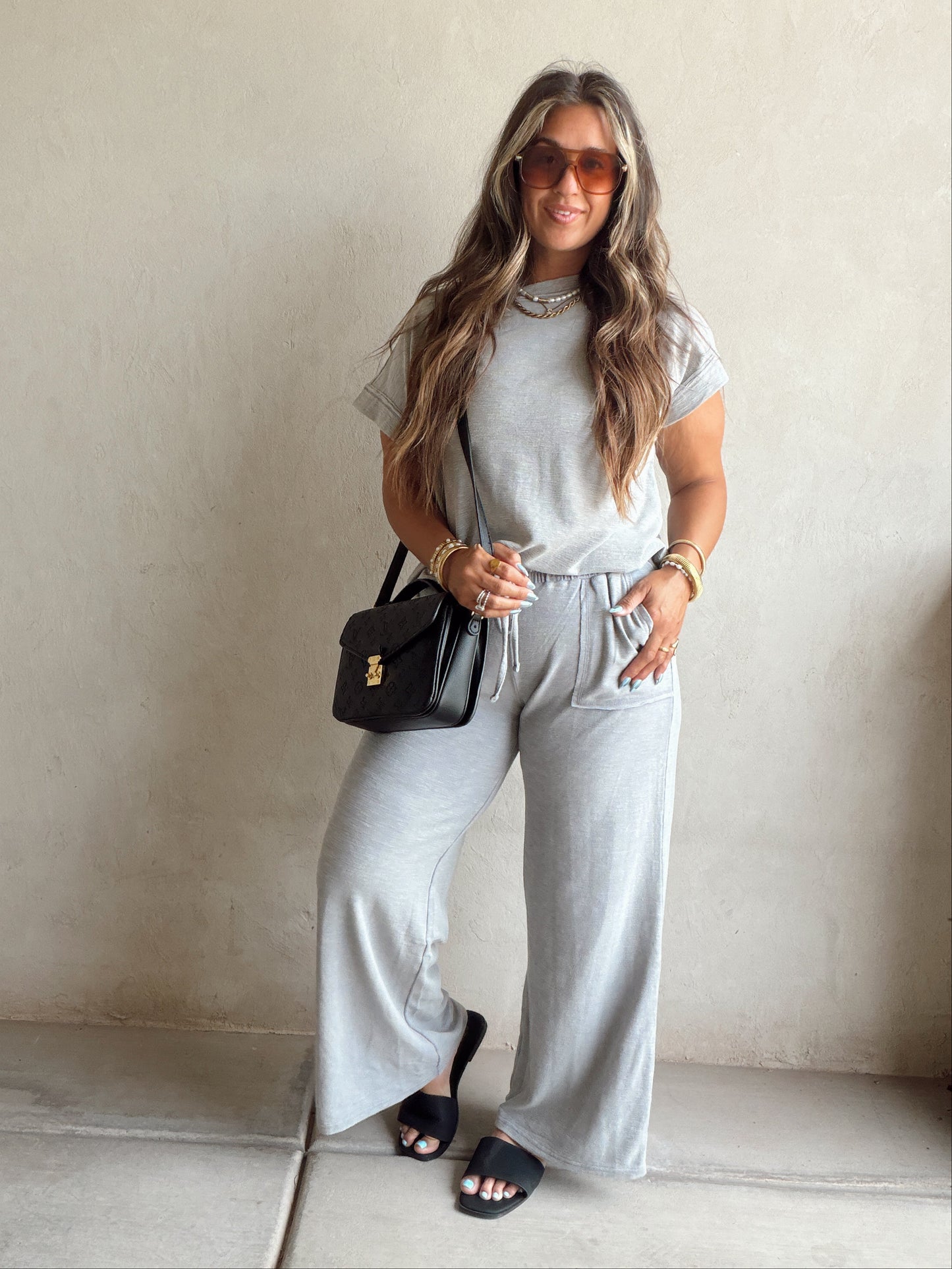 Vanessa Set in Mineral Wash Gray