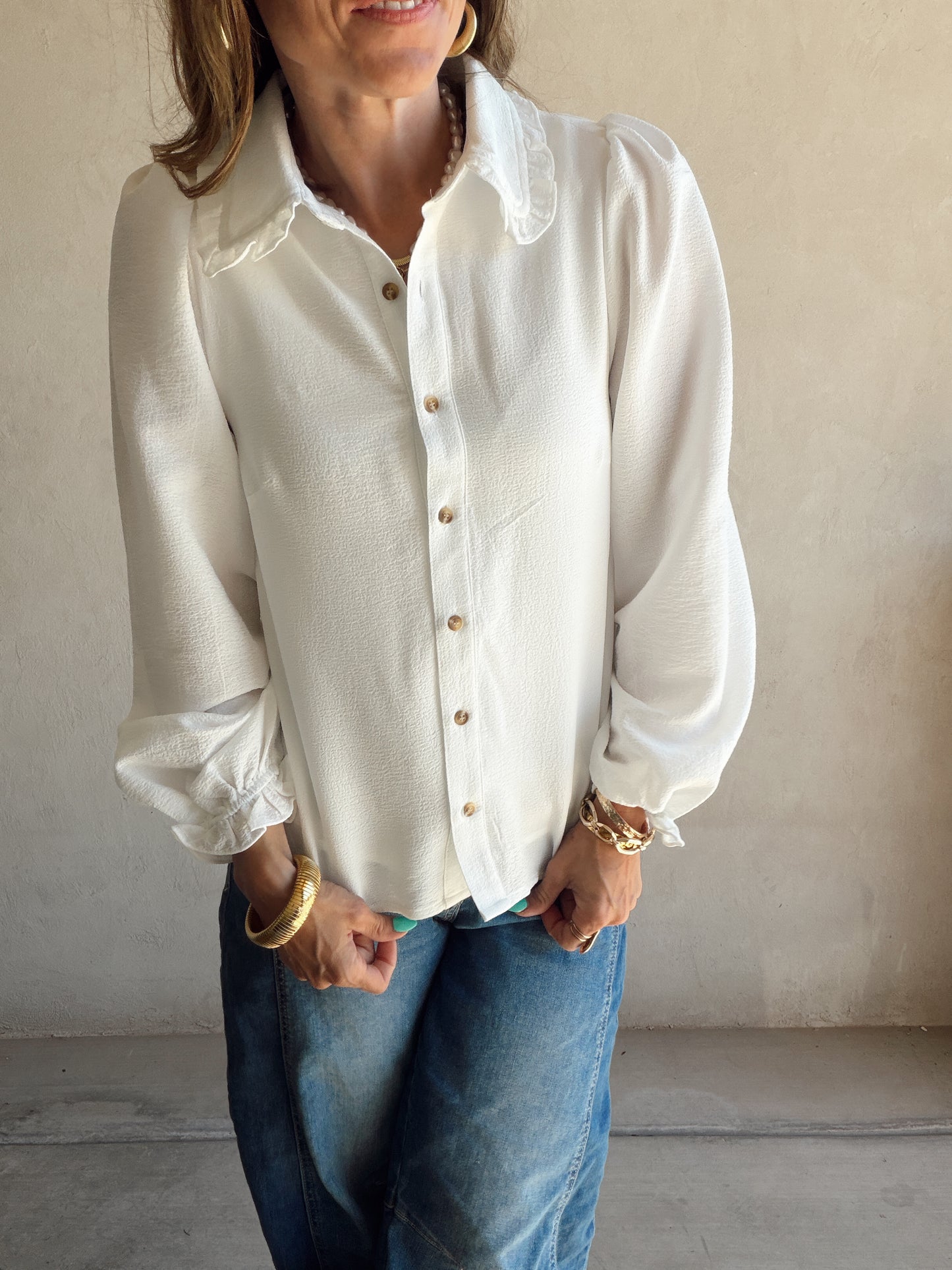 Amelia Top in White