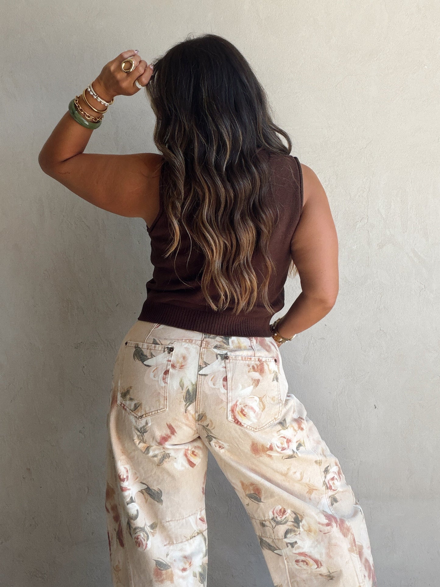 Amanda Vest in Chocolate Brown