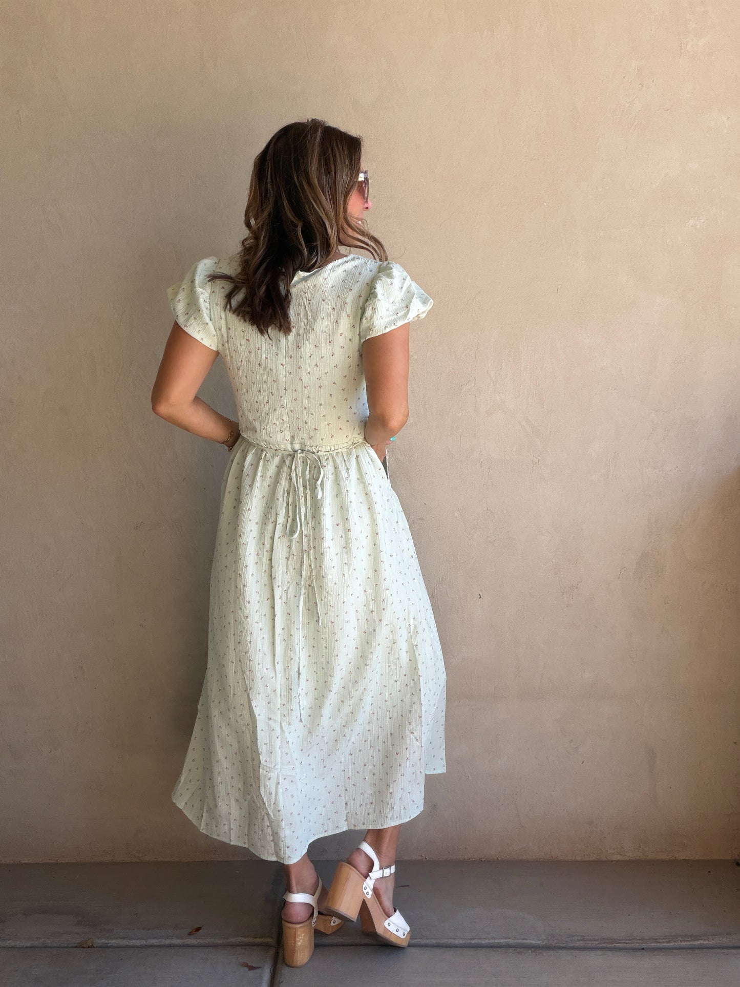 Cassandra Dress in Mint