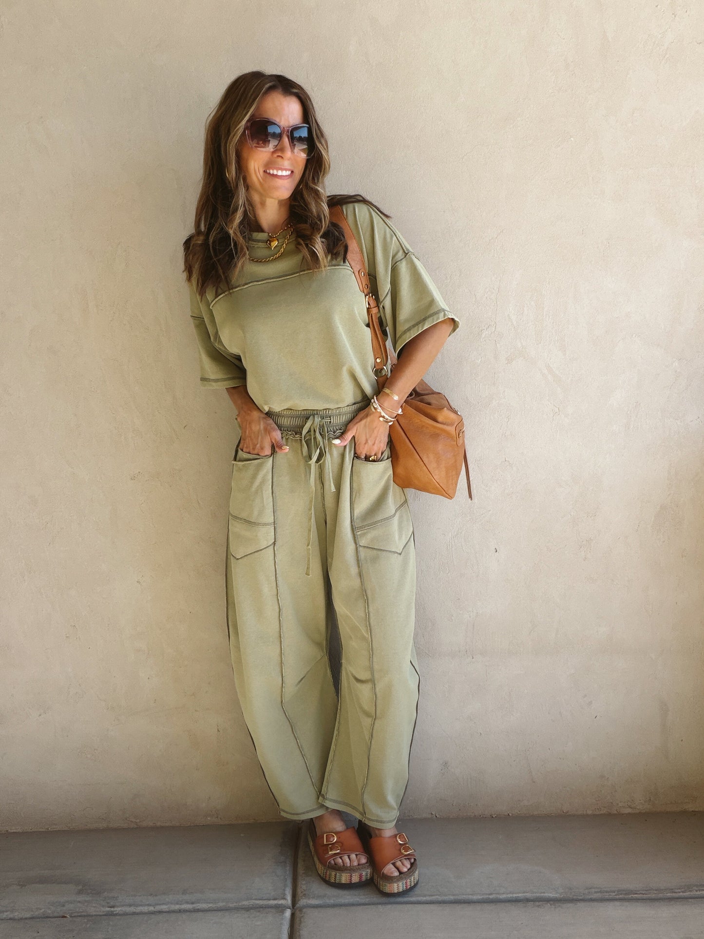 Clara Set in Olive