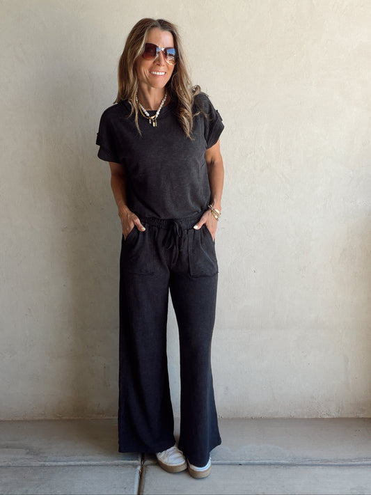Vanessa Set in Charcoal