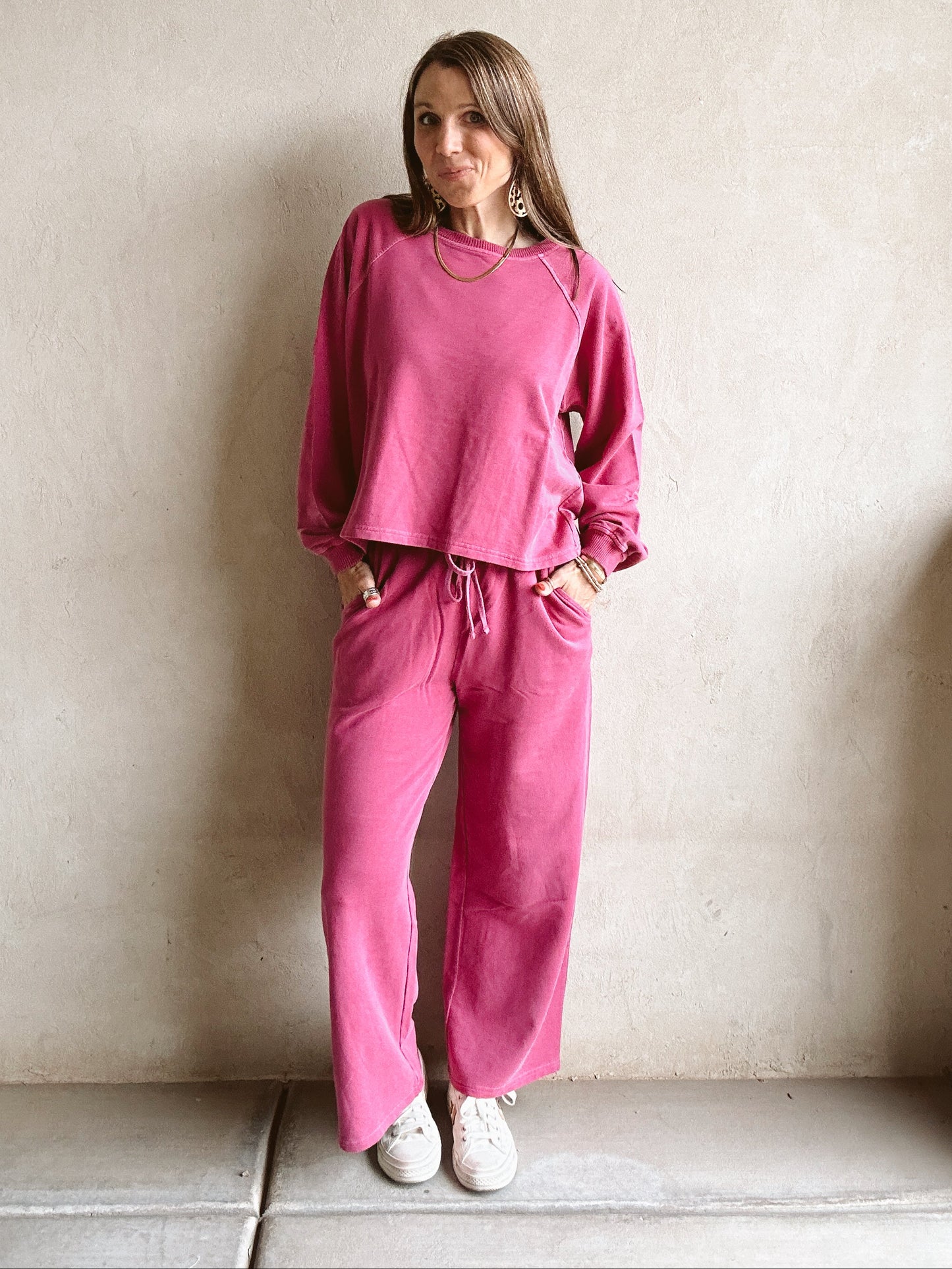 Isla Set in Raspberry