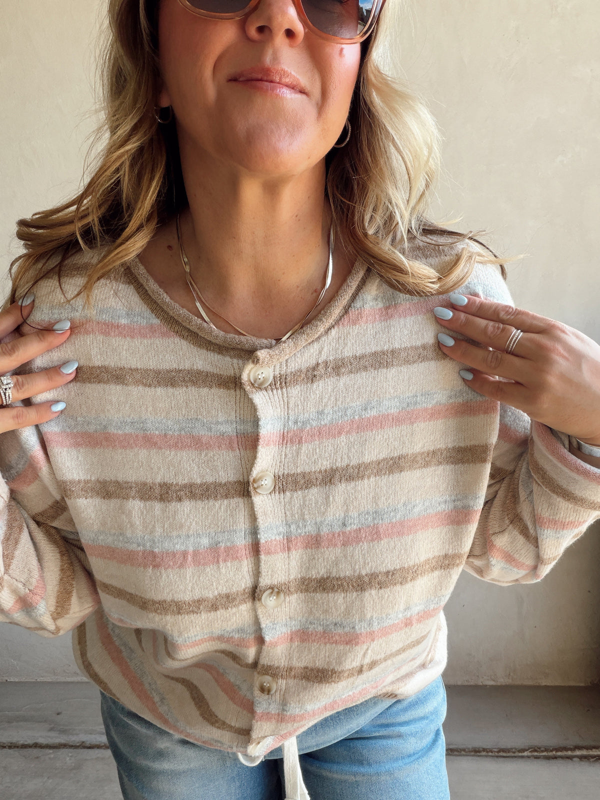 Bridget Cardigan in Natural