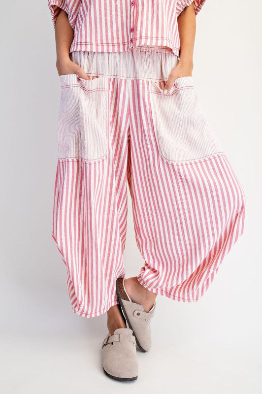Charley Striped Pants Size Small