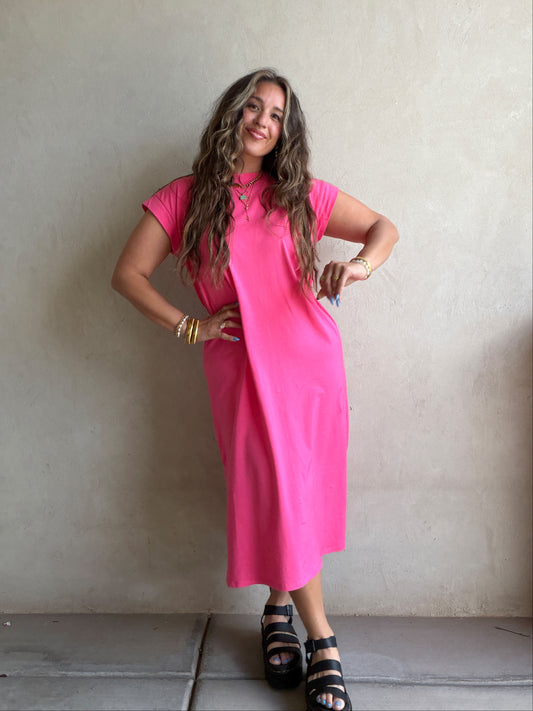 Mindi Dress in Pink