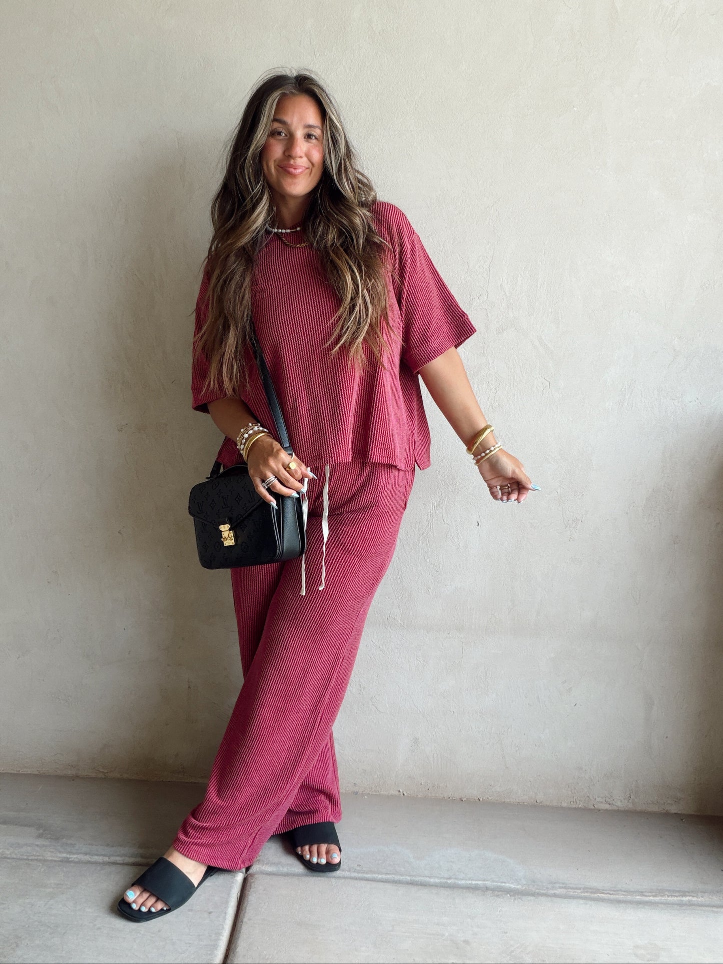 Ruby Set in Burgundy