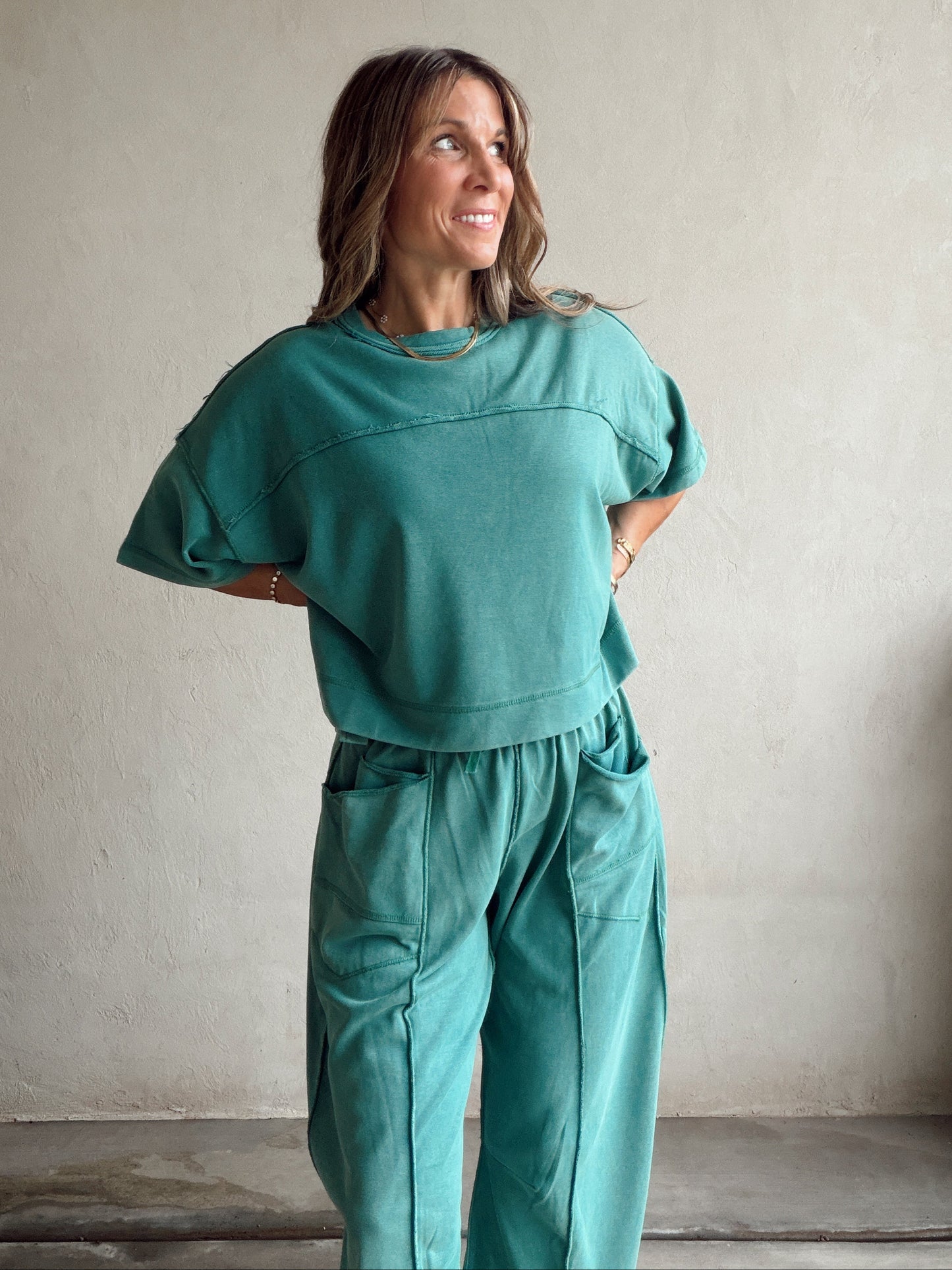 Clara Set in Teal