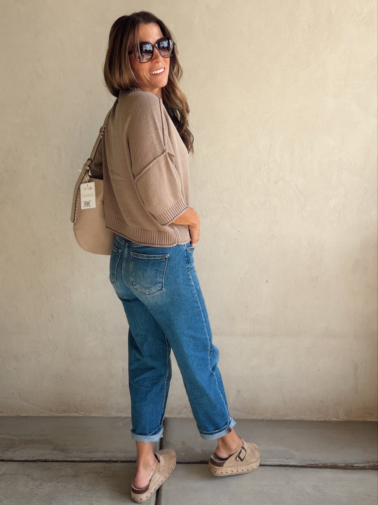 Annie Sweater in Taupe