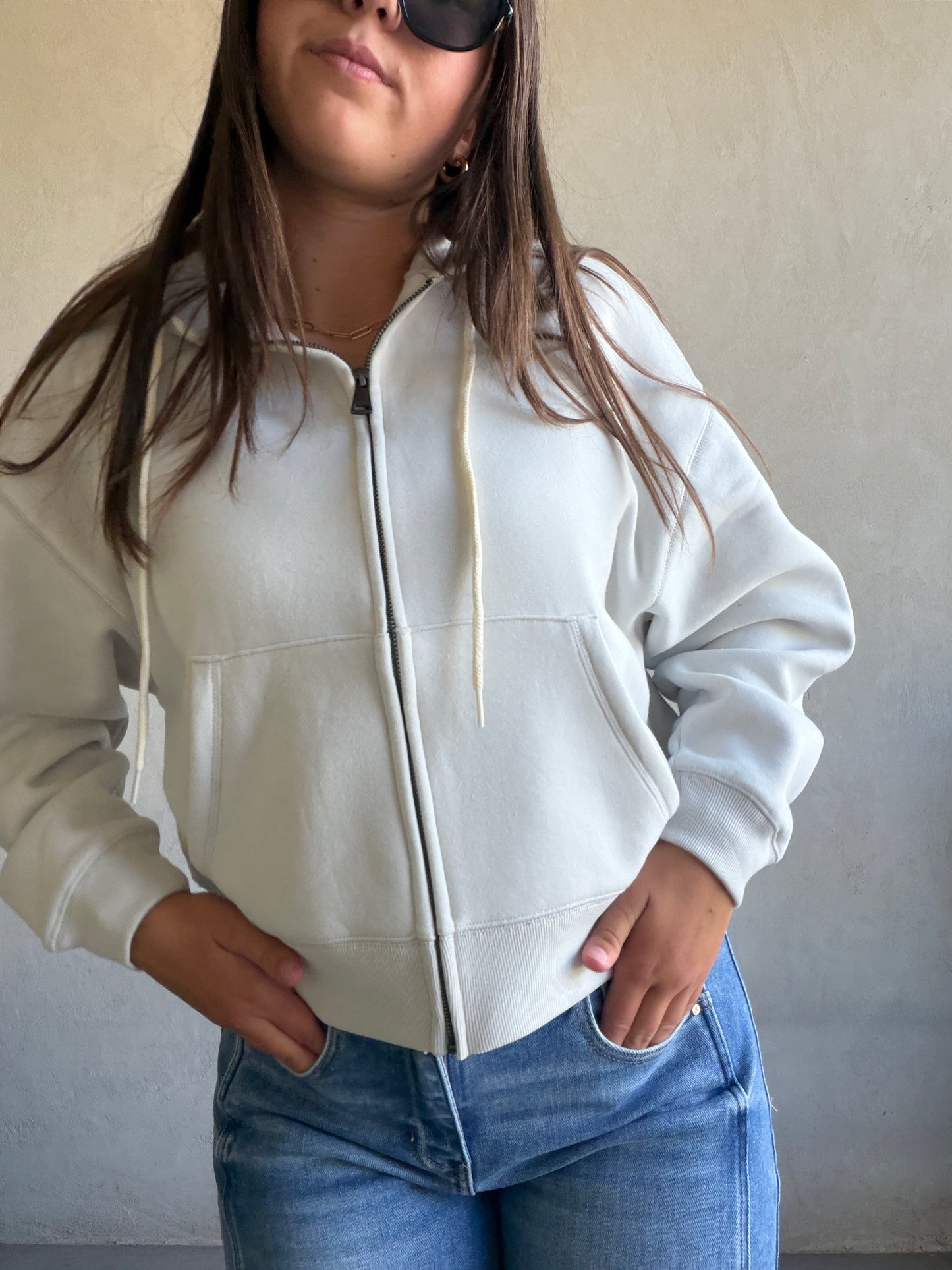 Lauren Hoodie in Light Gray