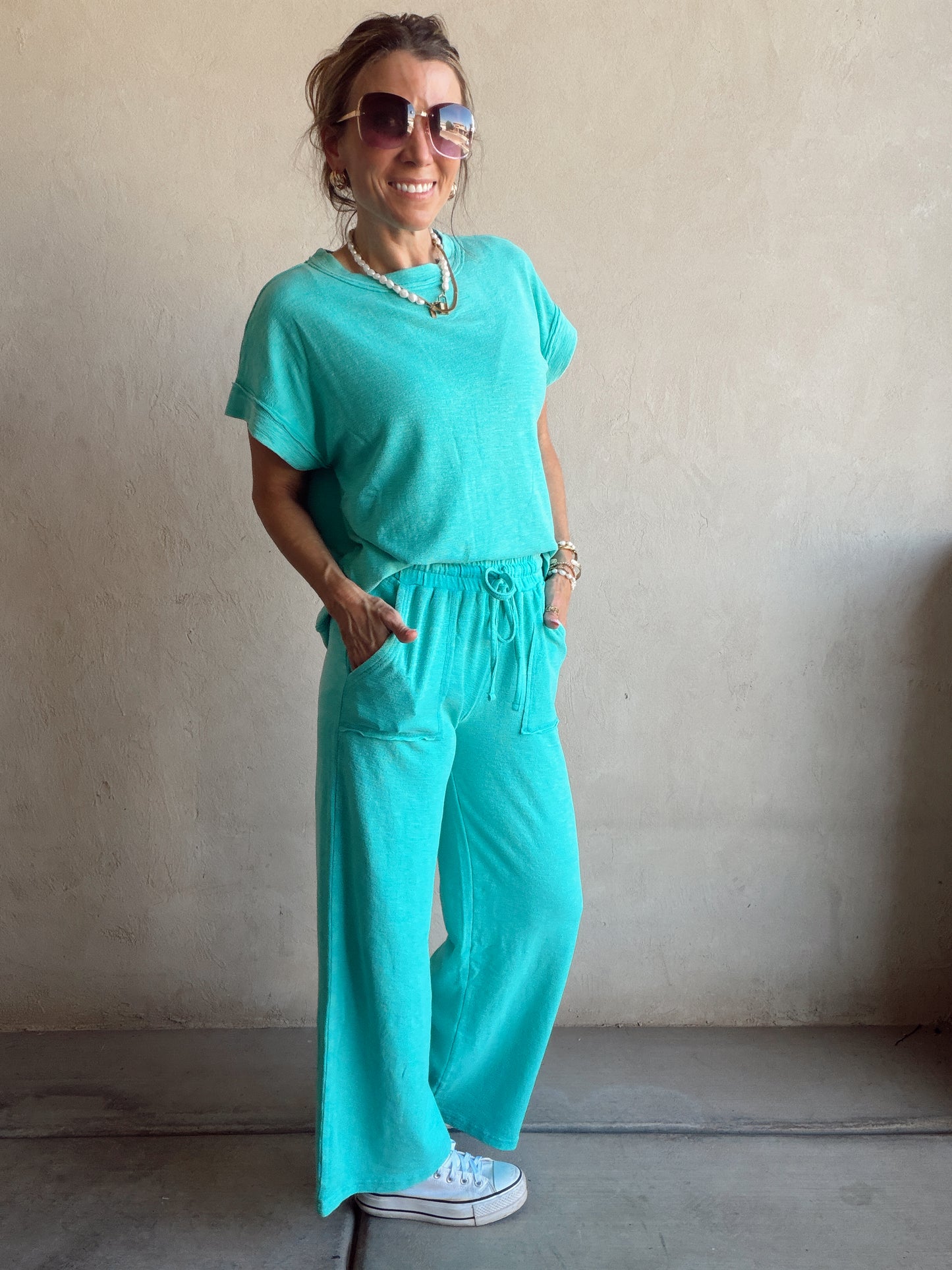 Vanessa Set in Teal