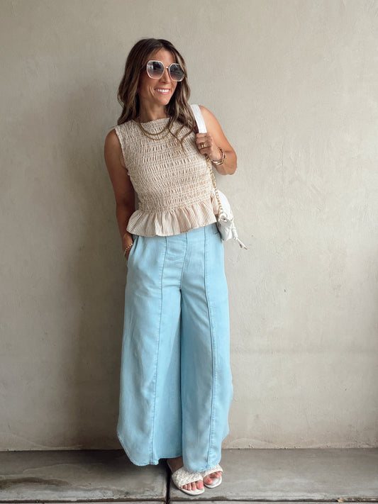 Tawni Tulip Pants in Light Lyocell