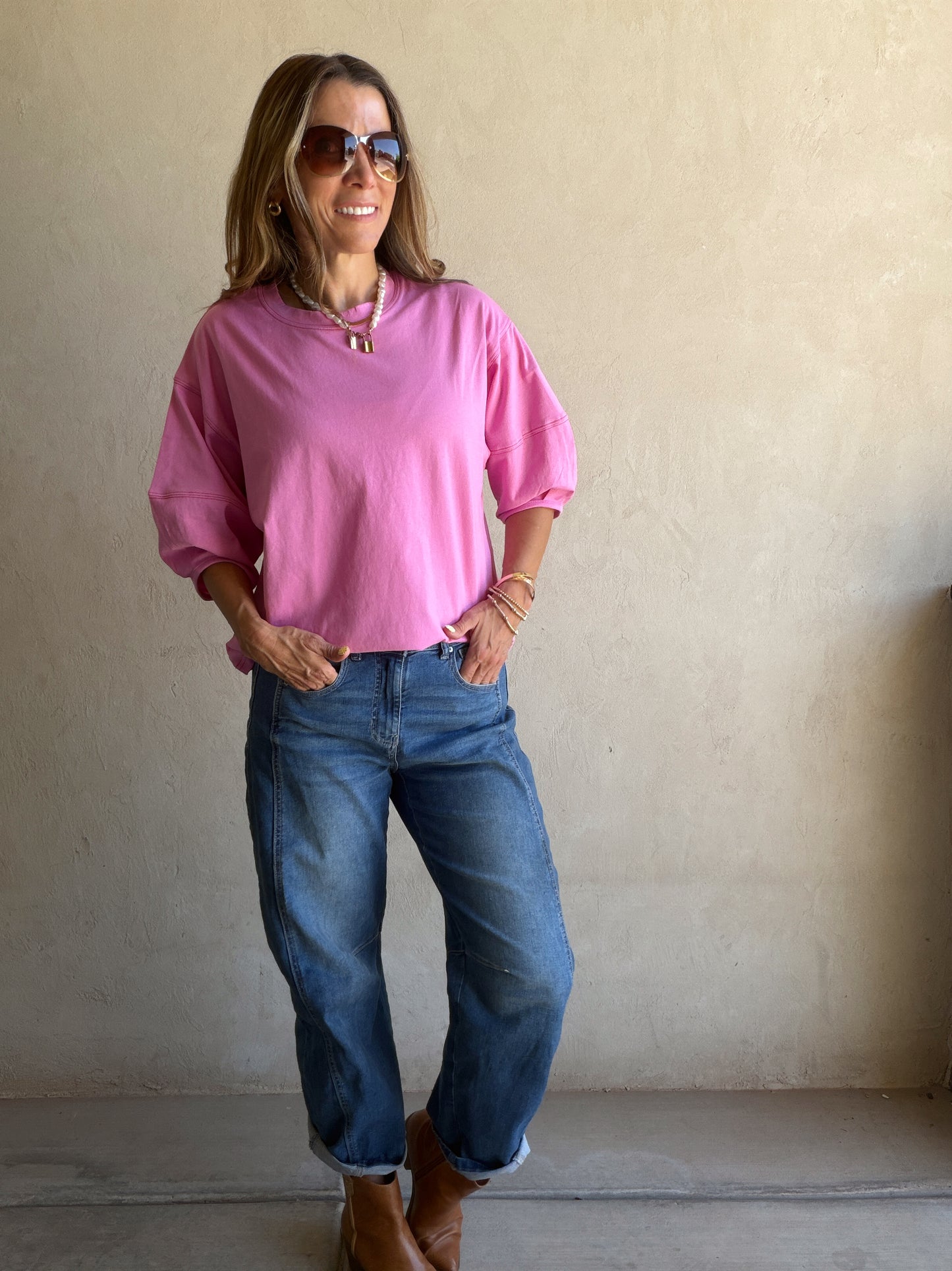 Jenelle Top in Pink