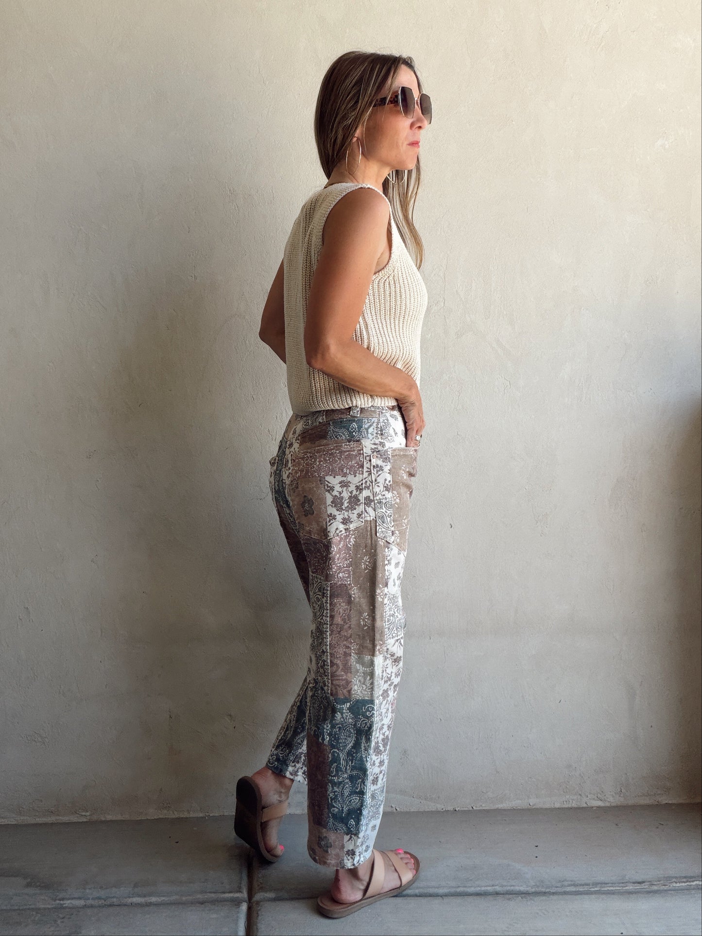 Hadley Quilted Drawstring Barrel Pants
