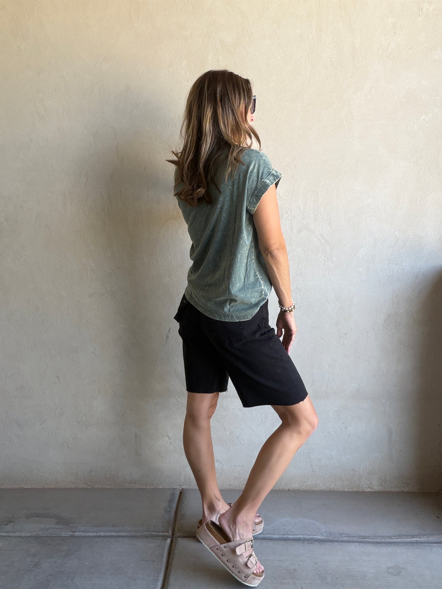 Charity Bermuda Shorts in Black